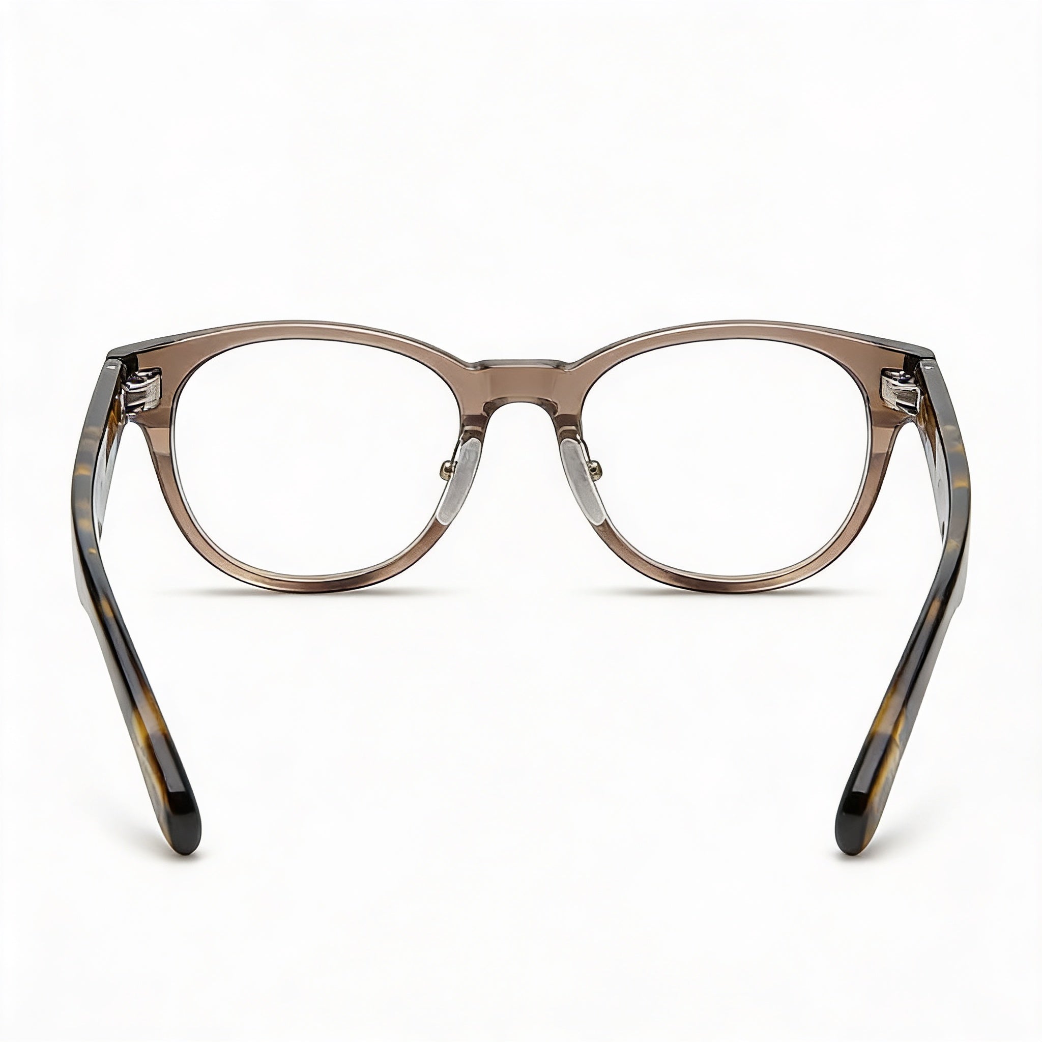 Rag & Bone Modern Men's Transparent Beige Acetate Full Rim Oval Frame Eyeglasses, 48-22-145mm, Photo 3