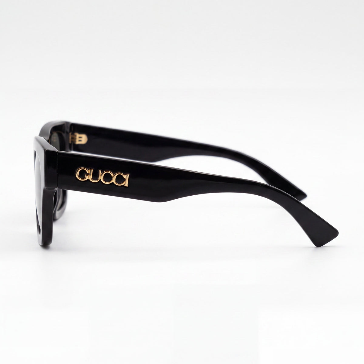 Gafas de sol Gucci de diseñador casual GG1835SA-001 unisex con montura negra, lentes negras, puente de 17 mm y patillas de 140 mm, Photo 3