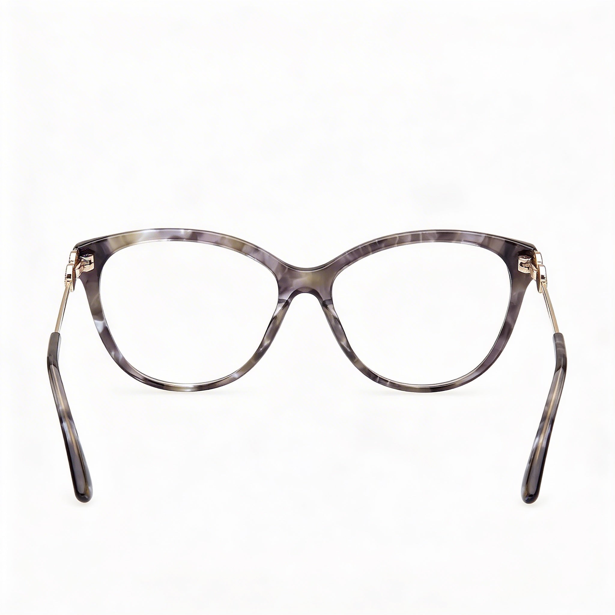 Guess Classic Modern Unisex Eyeglasses with Plastic Frame in Grey Havana, Polycarbonate Lenses, 53-16-140mm Size, Photo 4