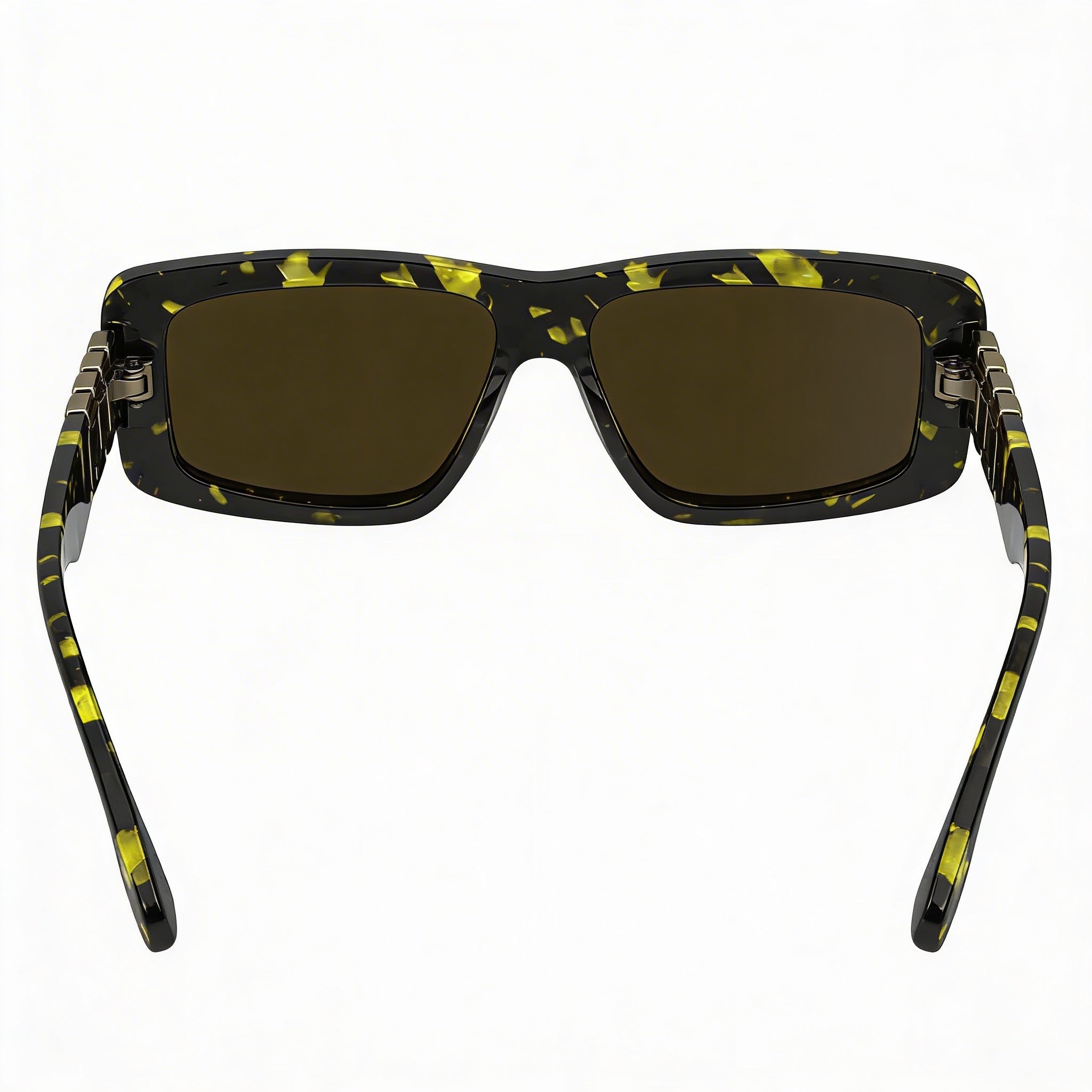 Victoria Beckham Vb669s Gafas de Sol Rectangulares Modificadas de Plástico Havana Negro Amarillo Unisex con Lentes de Policarbonato de 55mm, Photo 3