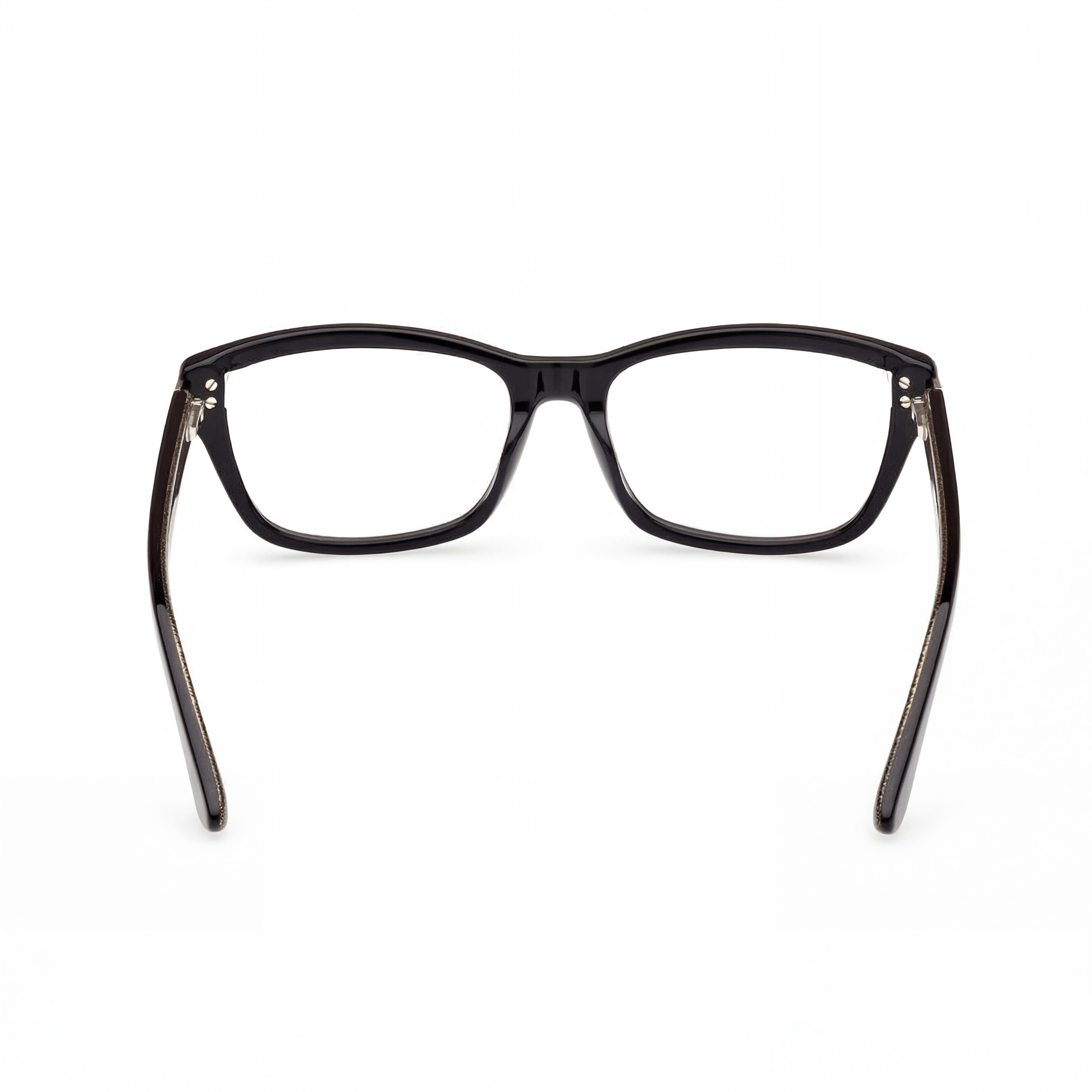 GUESS GU2956 Modern Women's Full-Rim Rectangular Shiny Black Polycarbonate Frame Demo Eyeglasses 54mm, Photo 3