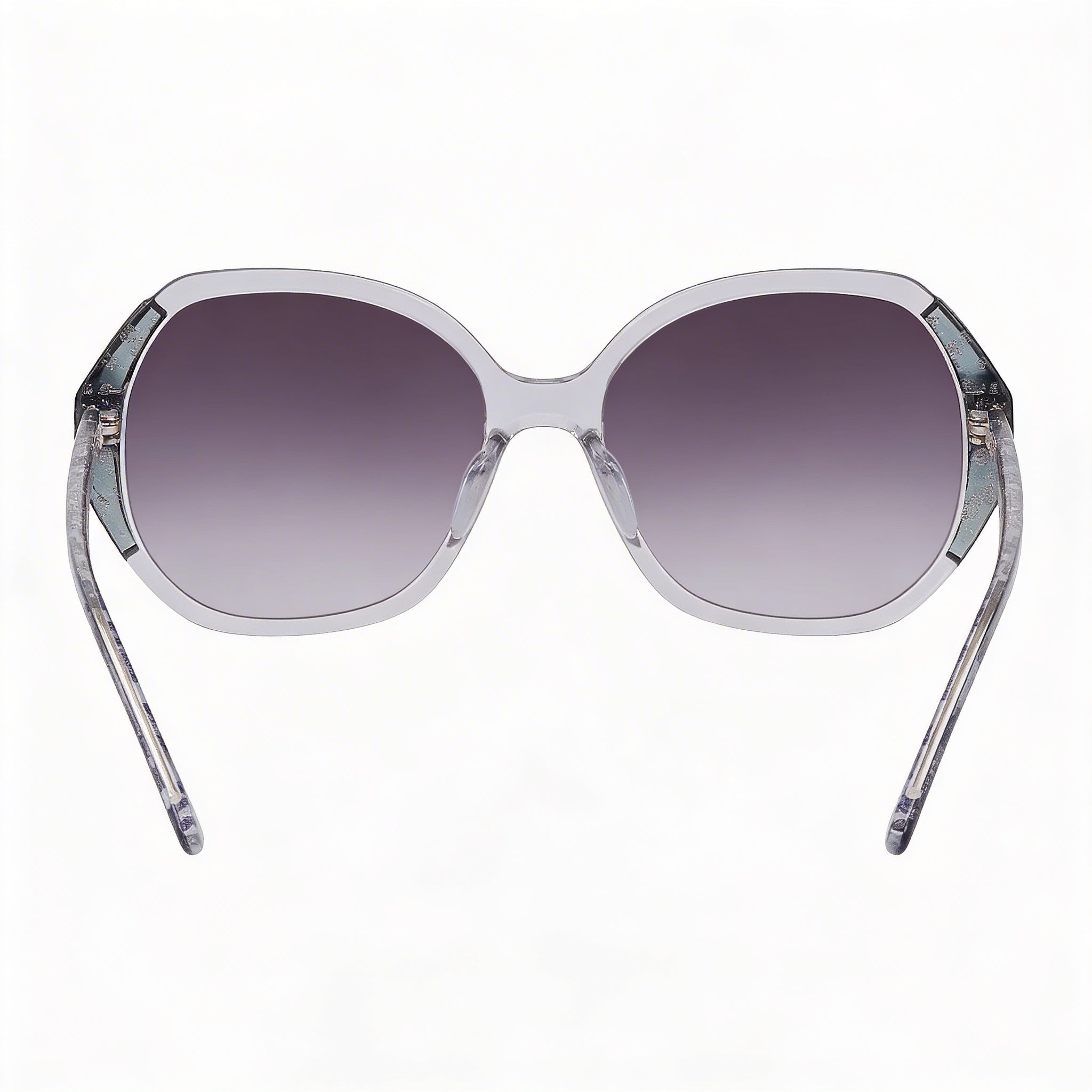 bebe Bb7245 Gafas de sol de mujer con montura de plástico gris animal, protección UV, 54 mm de ancho de lente, 18 mm de puente, 140 mm de patilla, Photo 2
