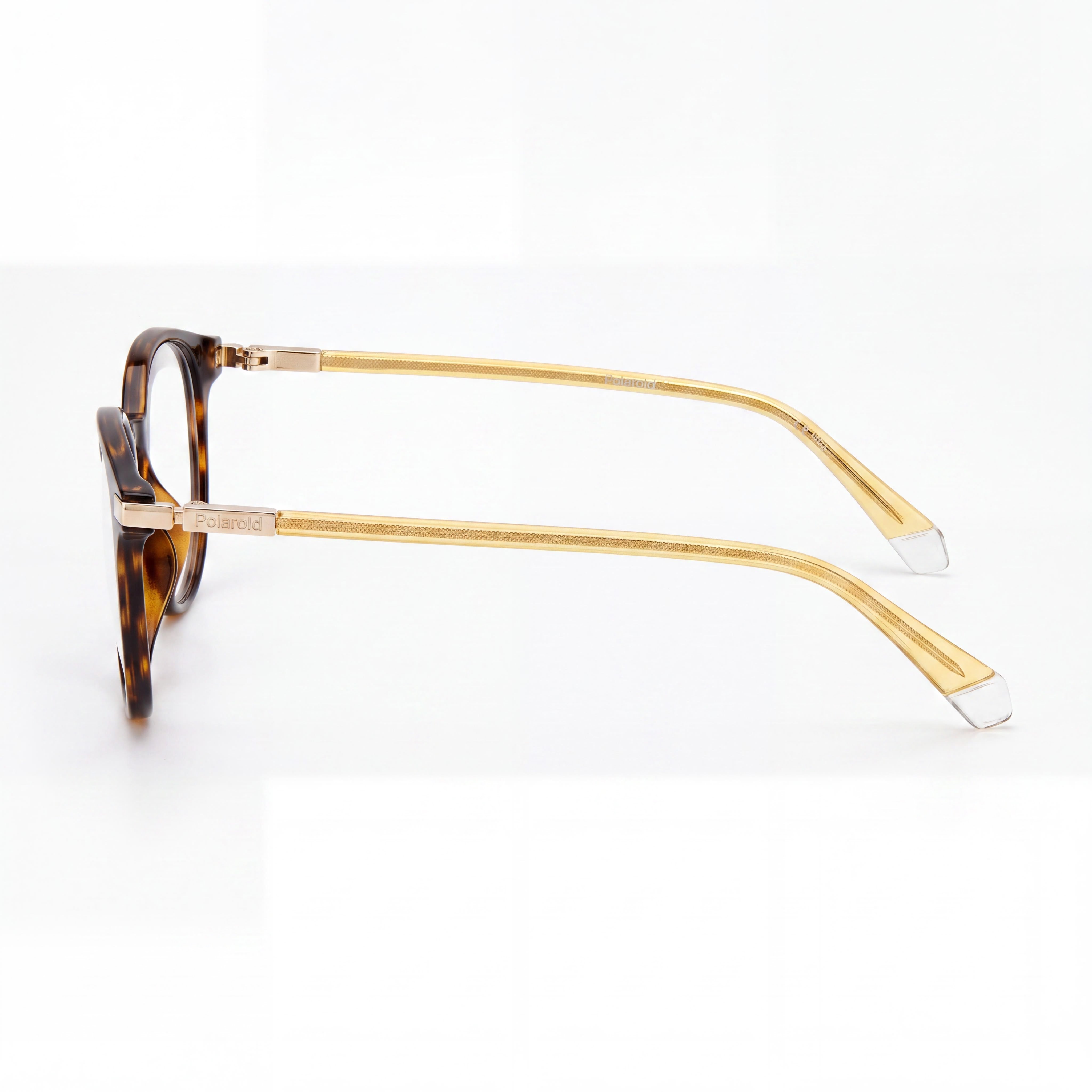 Polaroid Modern PLD D461/G Men's Injected Full-Rim Oval Havana Eyeglasses with Non-Polarized Lenses 50mm, Photo 2