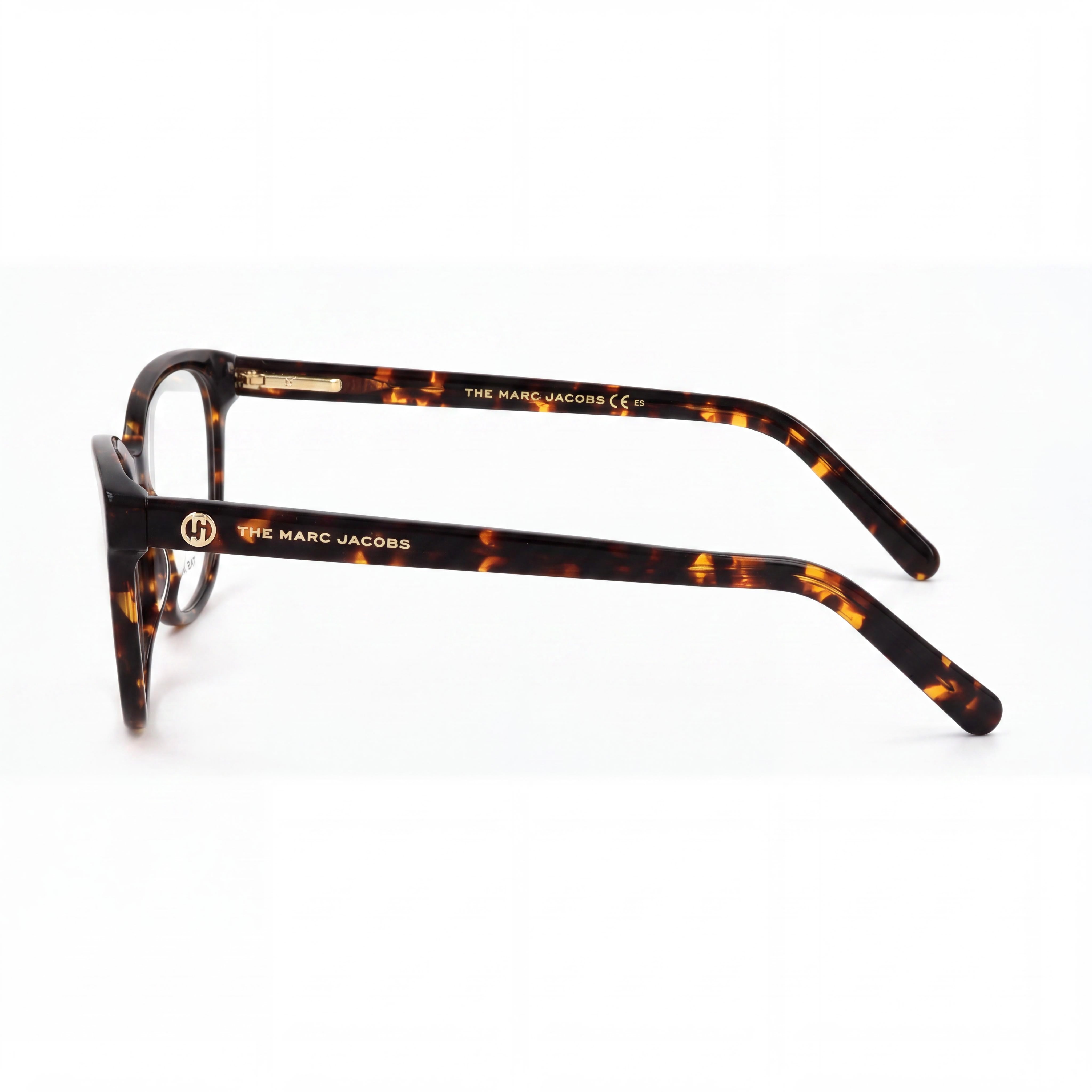 Marc Jacobs Marc 539 Gafas de sol de acetato para mujer, montura en marrón Habana, lentes no polarizadas, ancho de lente 53mm, Photo 2