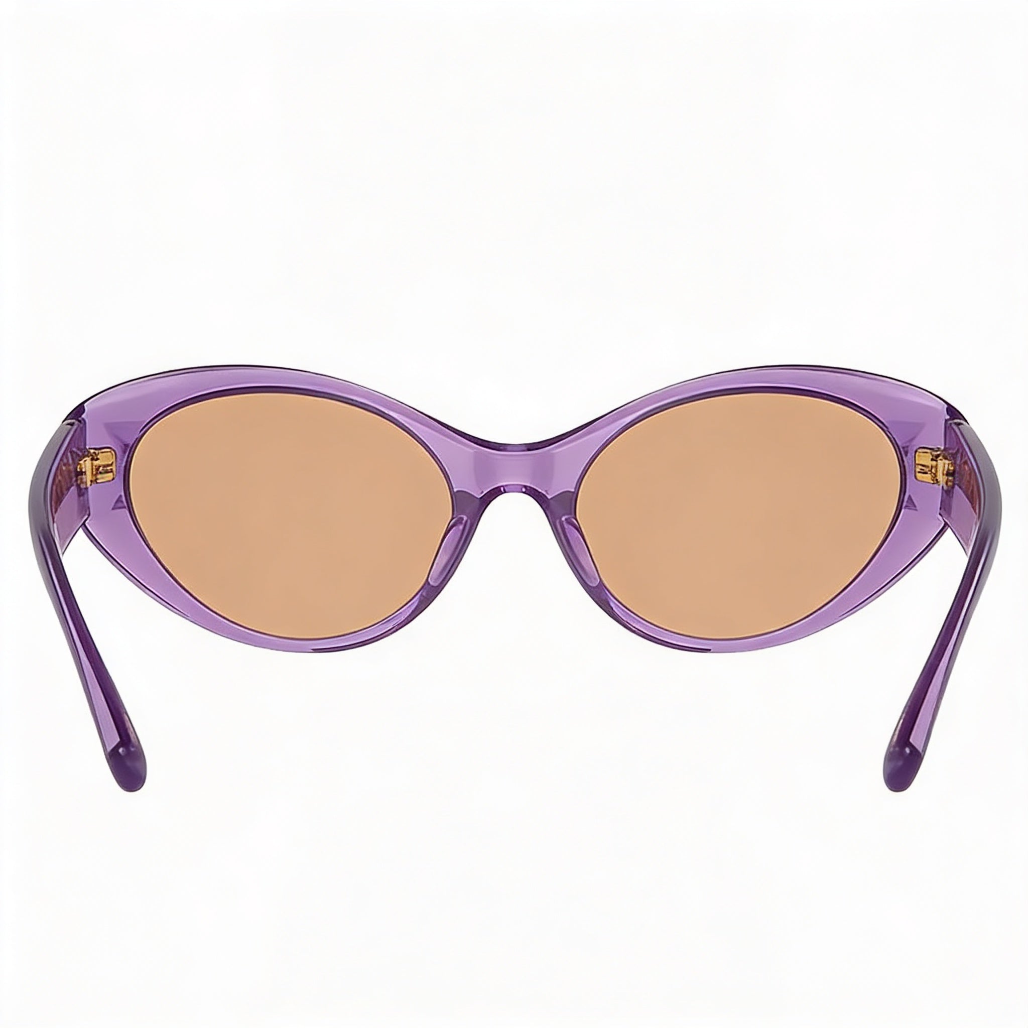 Gafas de sol Versace Ve 4455u para mujer, de plástico multicolor, montura completa, marrón oscuro, con protección UV, 53 mm, Photo 4