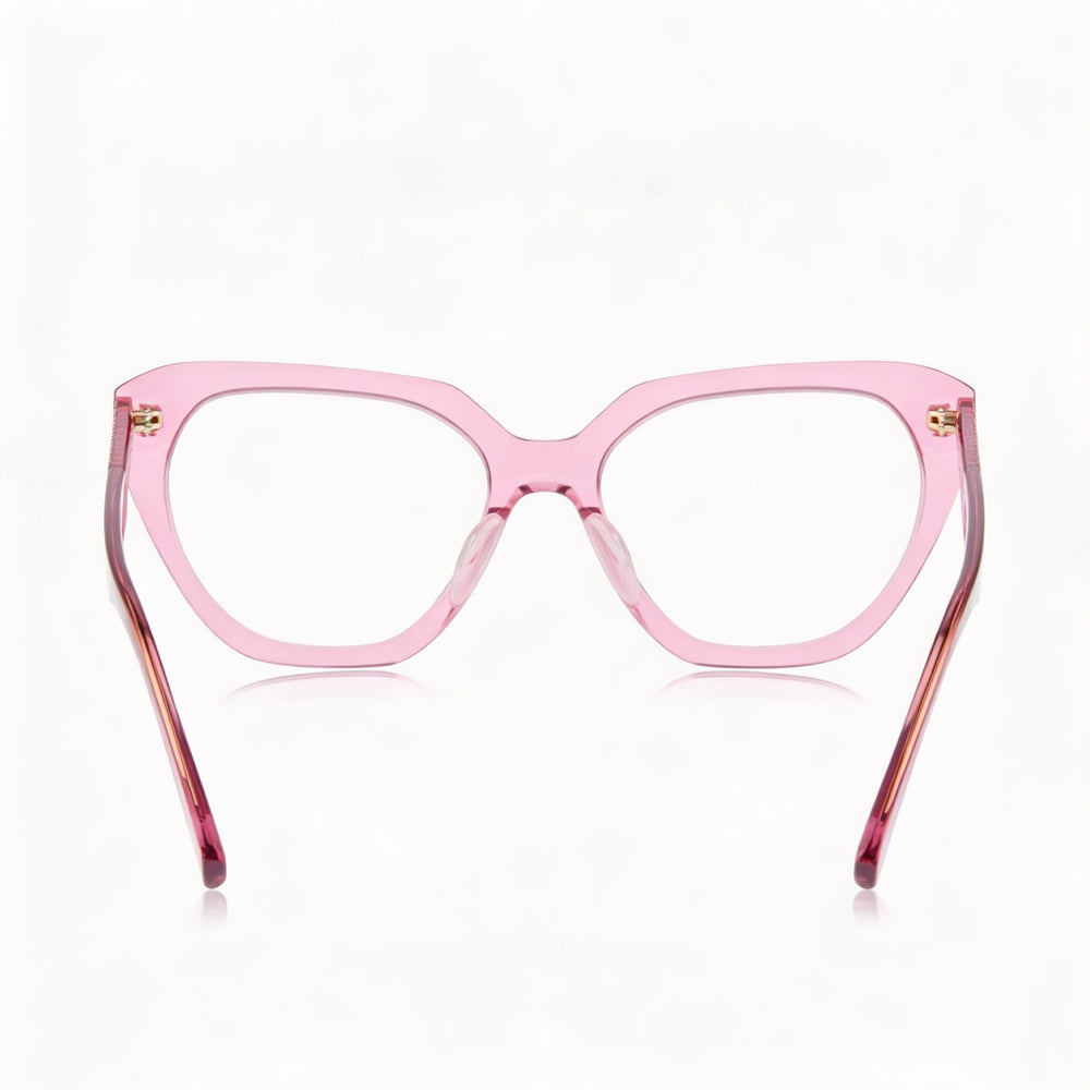 Gafas de sol Moschino Modern para mujer, montura de acetato fucsia con lentes de policarbonato no polarizadas de 51 mm