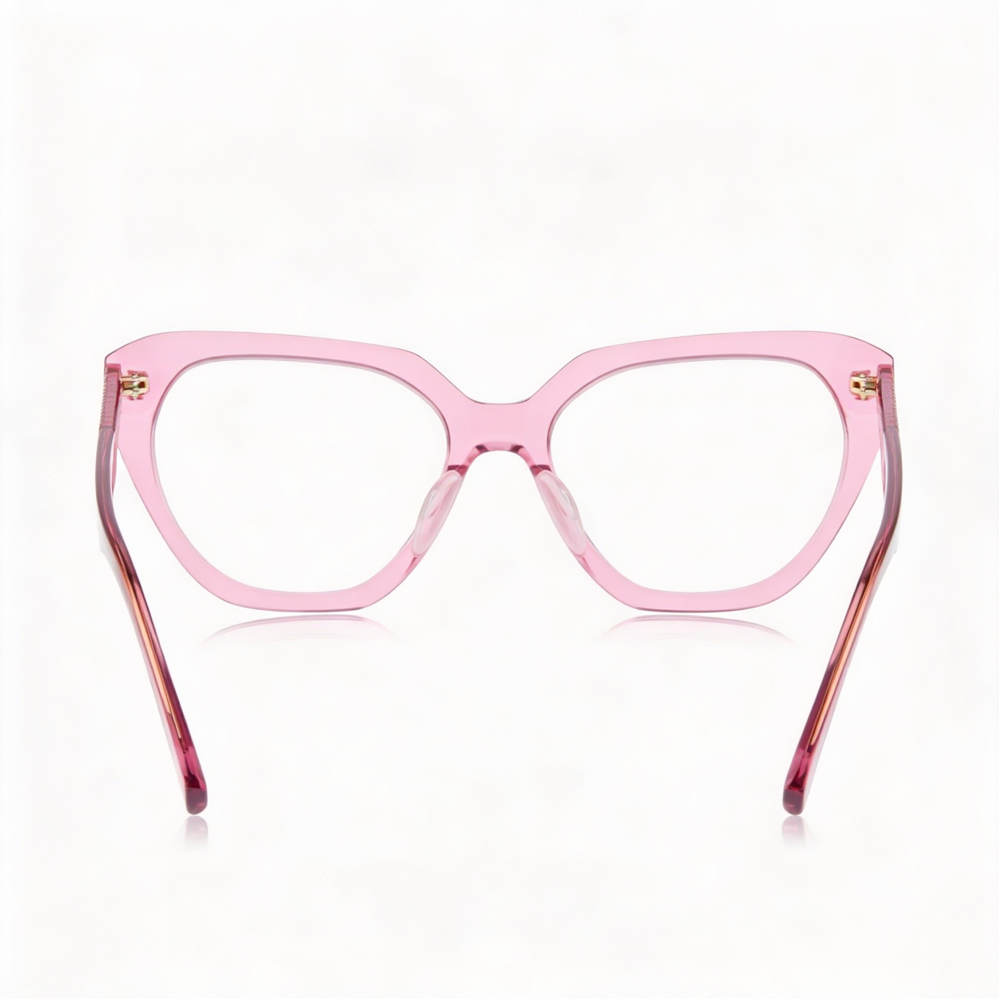 Gafas de sol Moschino Modern para mujer, montura de acetato fucsia con lentes de policarbonato no polarizadas de 51 mm, Photo 3