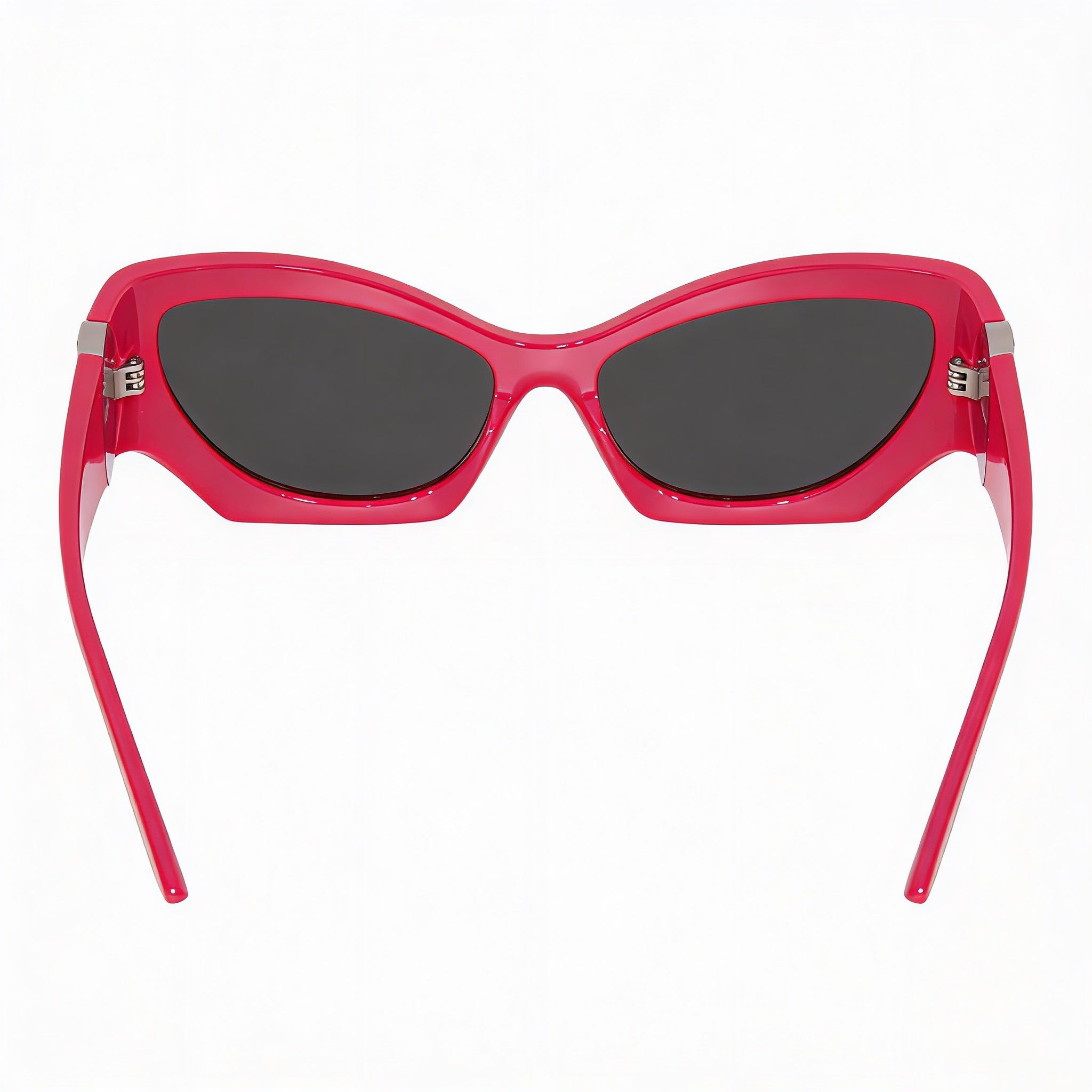 Gafas de sol Versace VE4450 Cat Eye para mujer, montura de plástico gris oscuro rosa con lentes gris oscuro, 100 % UV 60-16-125, Photo 3