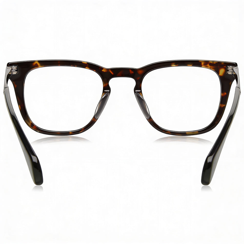 Gafas de sol modernas rag & bone para hombre con montura de acetato color habana y lentes de policarbonato de 48 mm