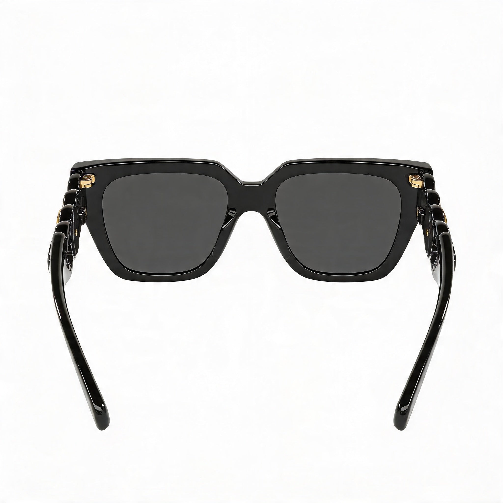 Versace VE4409 Unisex Black/Dark Grey Composite Sunglasses UV Protection Dark Grey Lenses 53mm, Photo 3