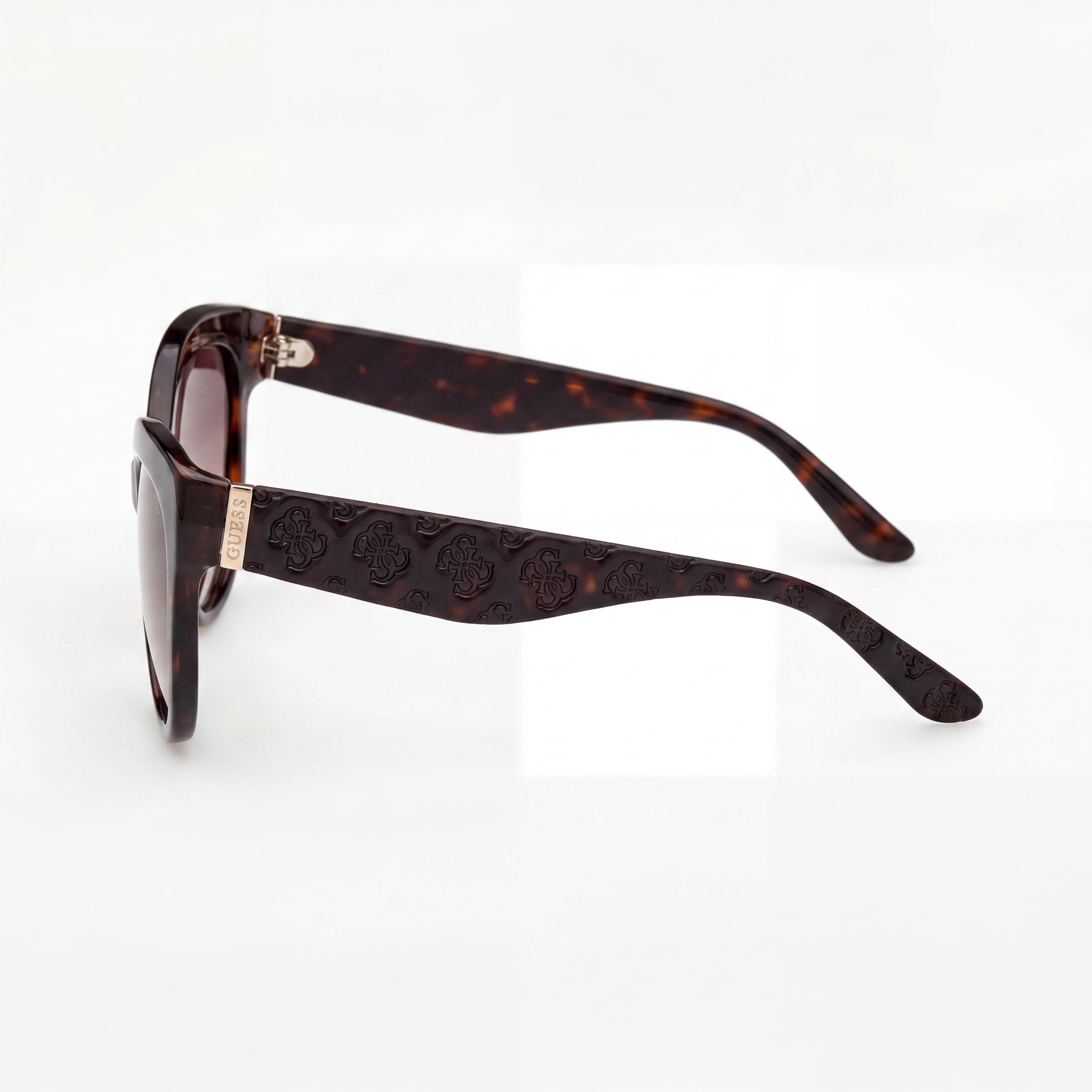 GUESS Classic Women's UV Protection Dark Havana Gradient Brown Injected Sunglasses 61-20-125mm, Photo 3