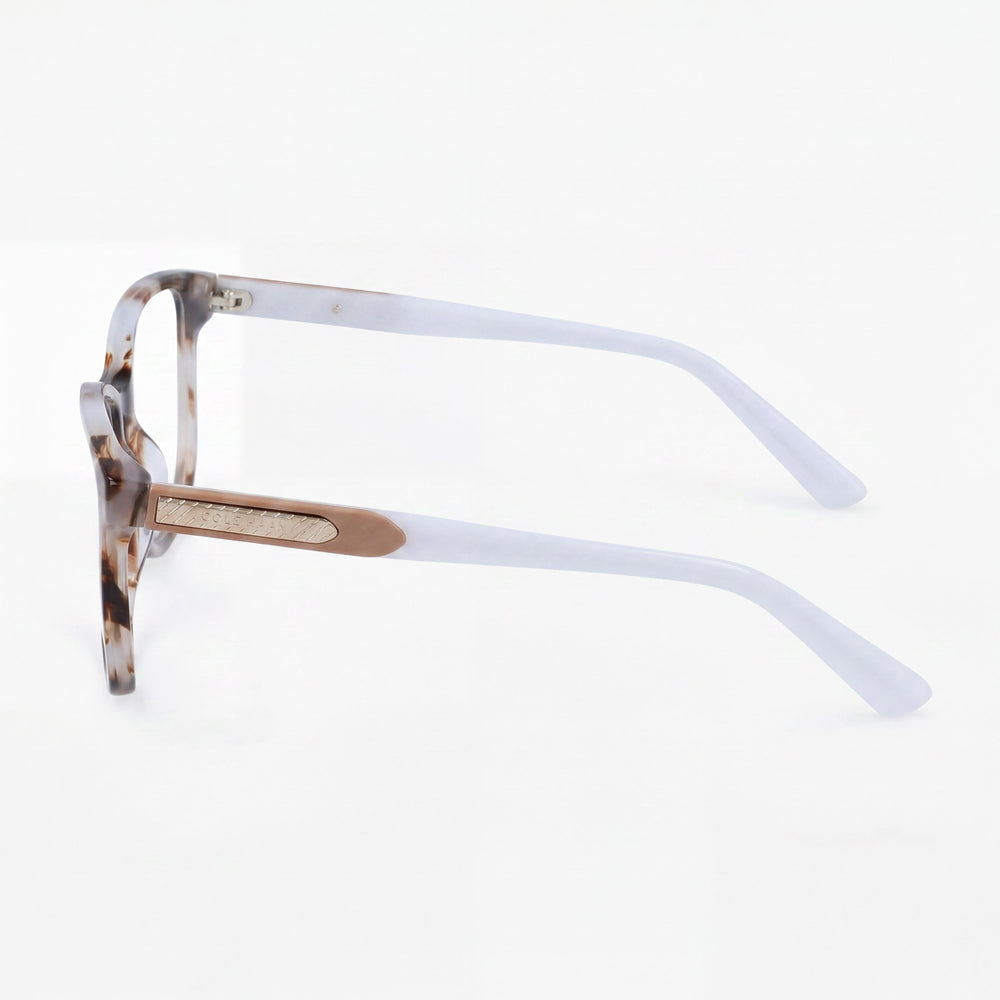 Cole Haan Men's Ch5043 Full Rim Lightweight Metal Brown Tortoise Polarized Eyeglasses 53-16-135