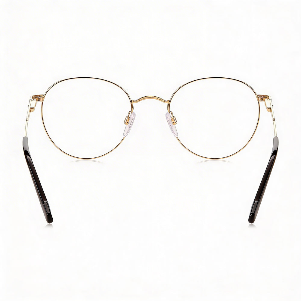 Pierre Cardin P.C. 6877 Modern Style Unisex Gold Metal Frame Eyewear with Polycarbonate Lenses 52mm
