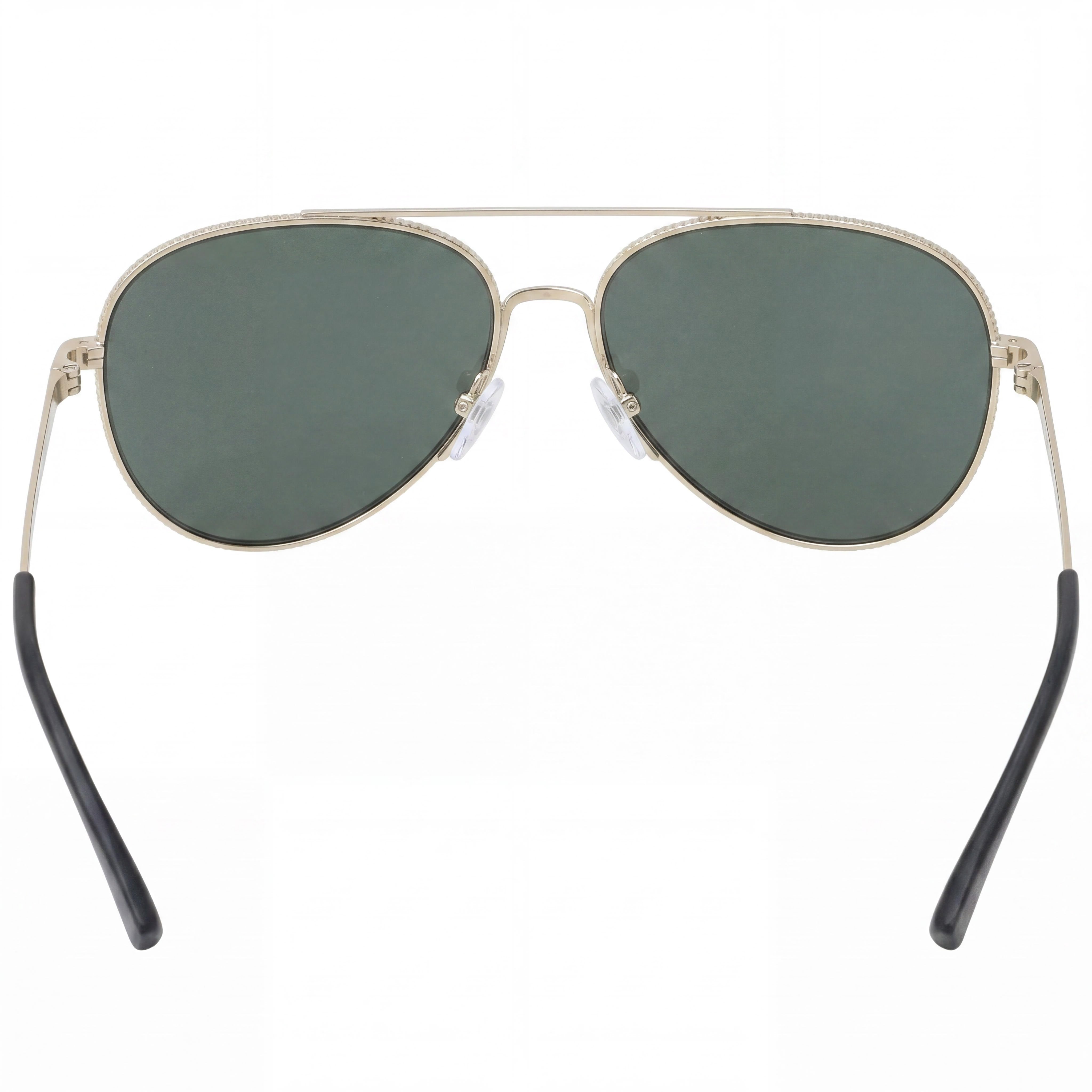 Emporio Armani Sports Men's Multi-Coloured Copper Frame Sunglasses, Dark Green Lenses, 60mm, Photo 4