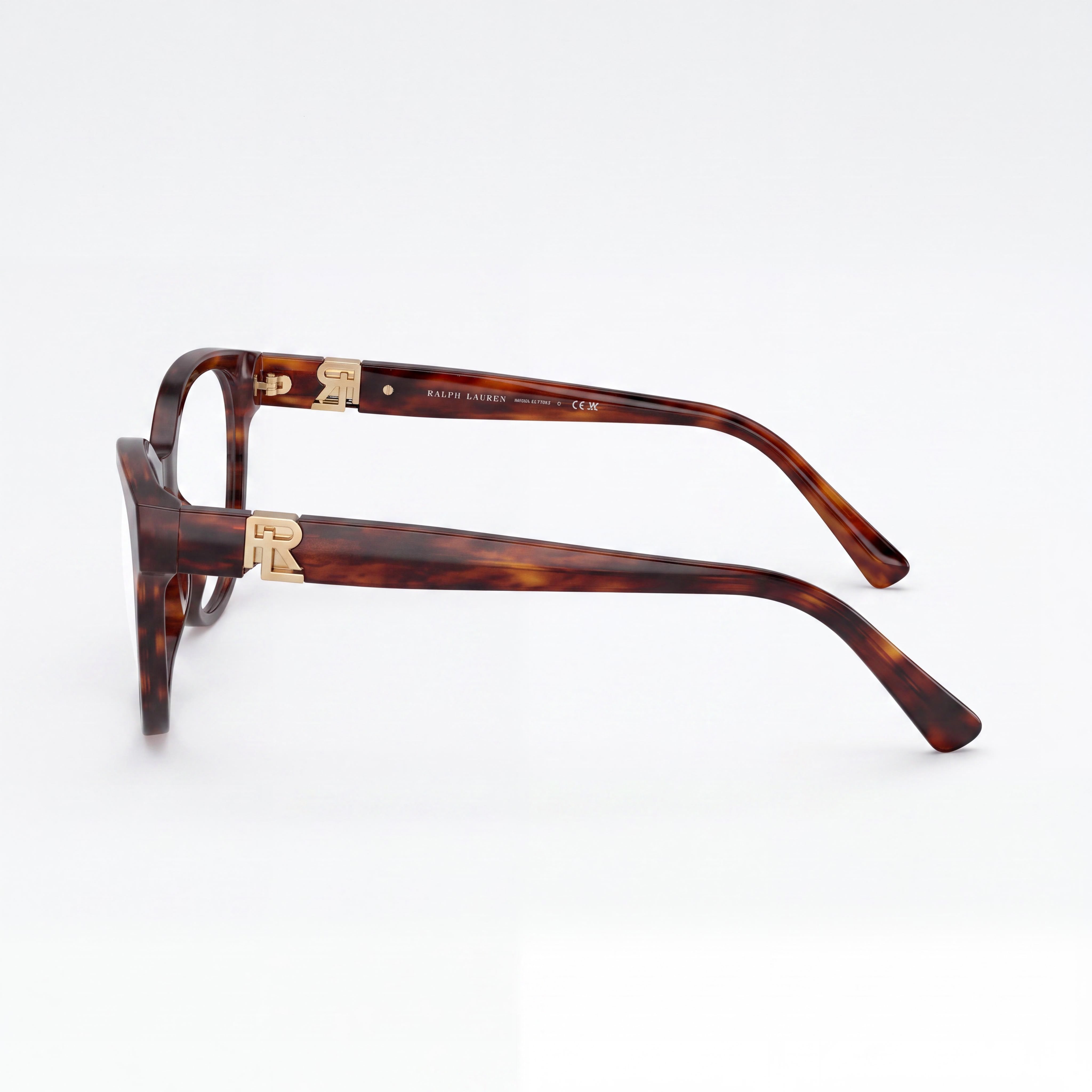 Gafas de hombre Ralph Lauren Rl 6238u con montura de acetato Havana a rayas y lentes 54-17-145mm, Photo 2