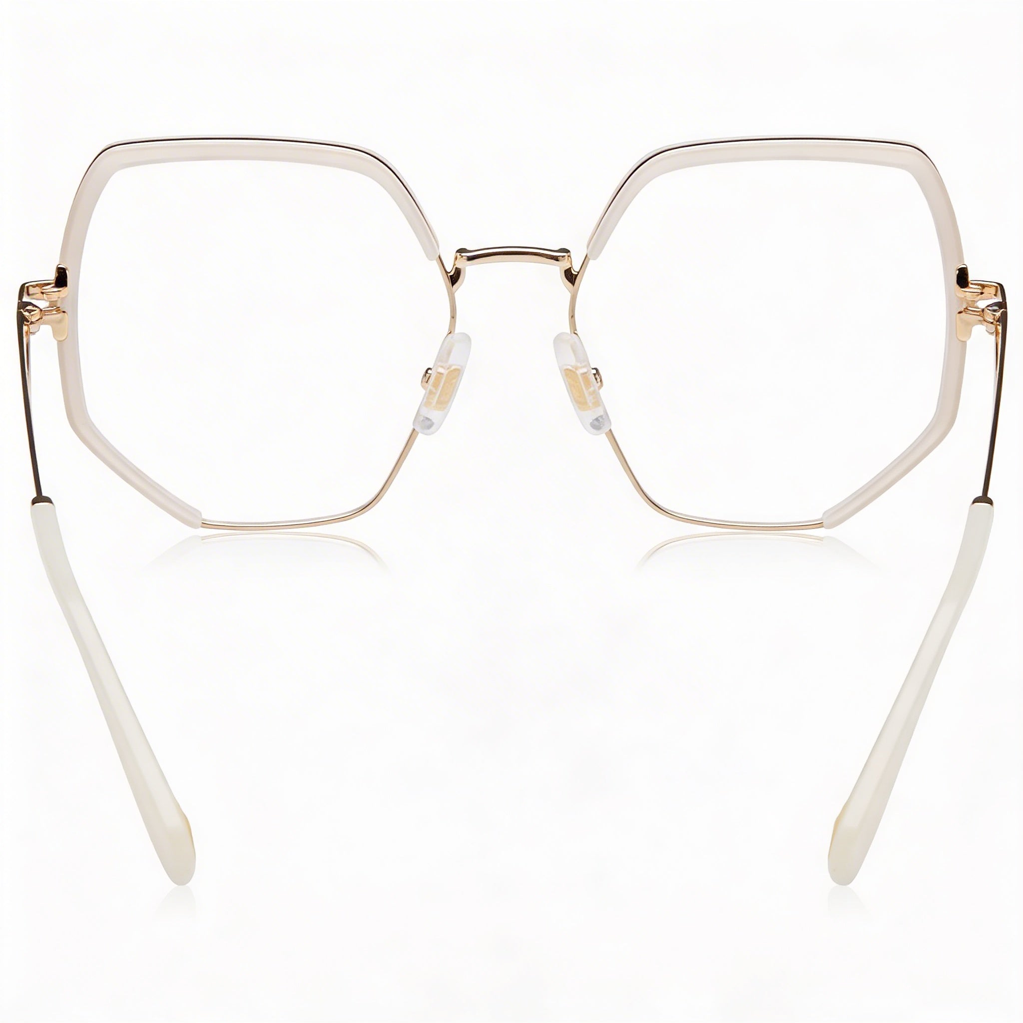 Marc Jacobs Mj 1092 Women's Non-Polarised Metal Frame Polycarbonate Lens Gold White Sunglasses, 55mm, Photo 3