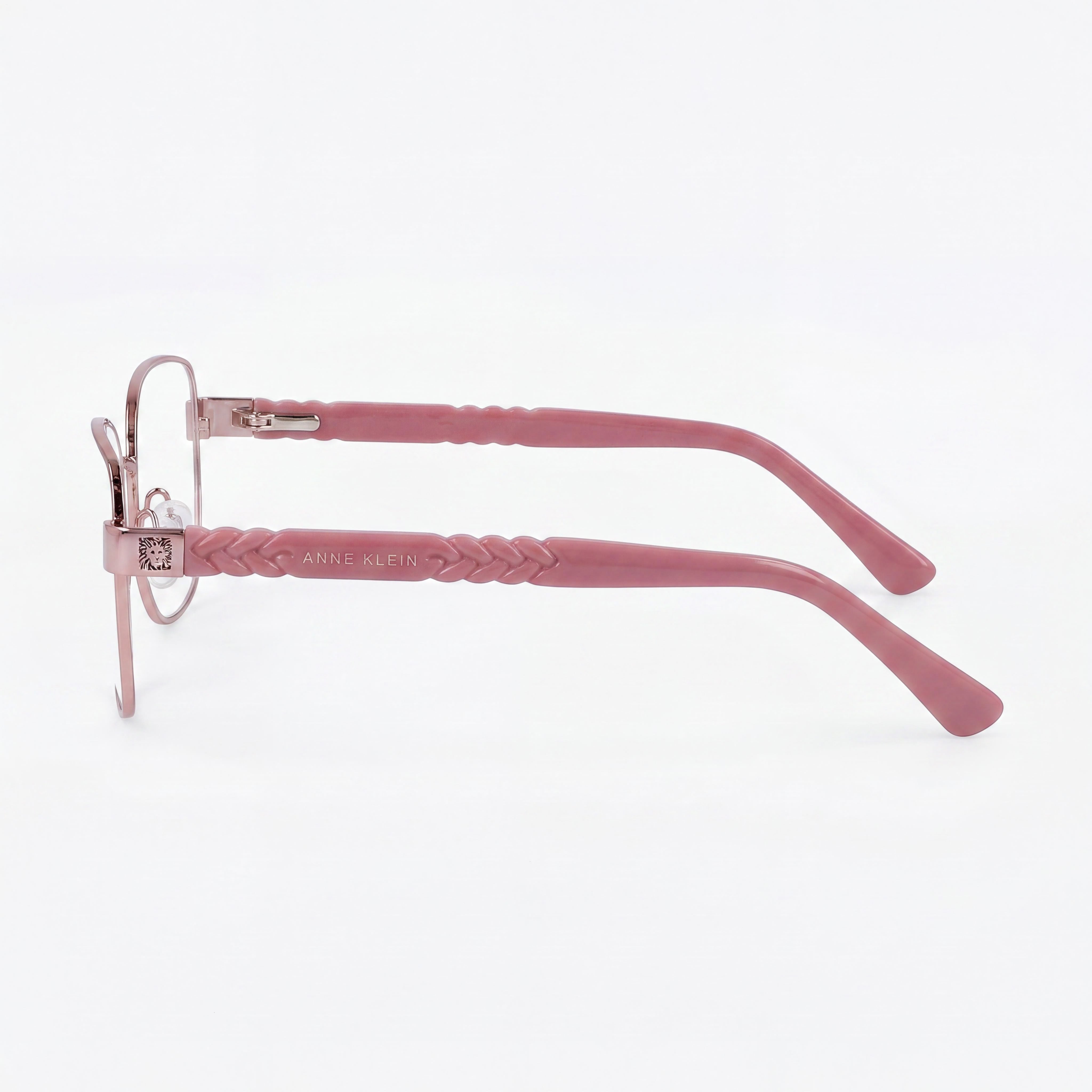 Anne Klein Ak5101 Men's Eyeglasses with Rose Gold Acetate Frame and Clear Polycarbonate Lenses, Size 52-17-140, Photo 3