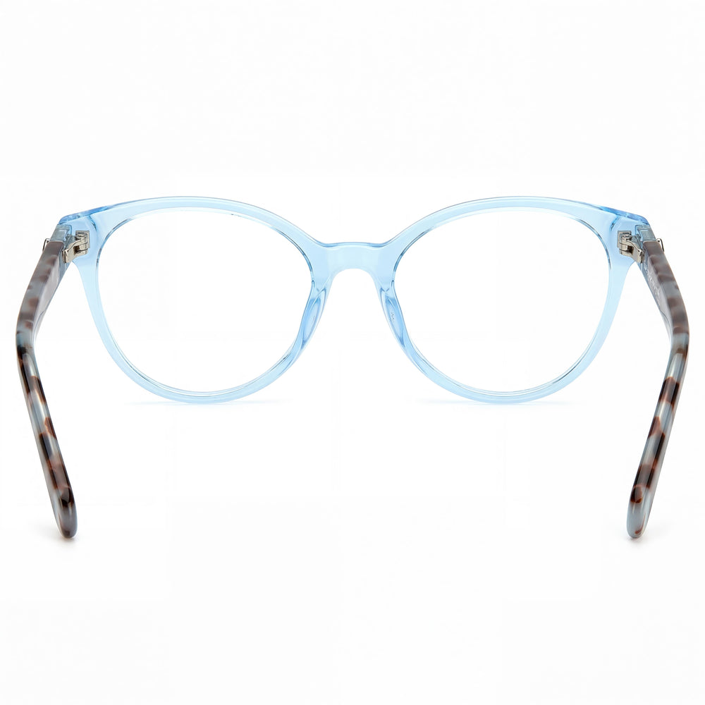 kate spade new york Modern Women's Blue Acetate Optical Eyeglasses Frames with Polycarbonate Lenses 50-17-140mm
