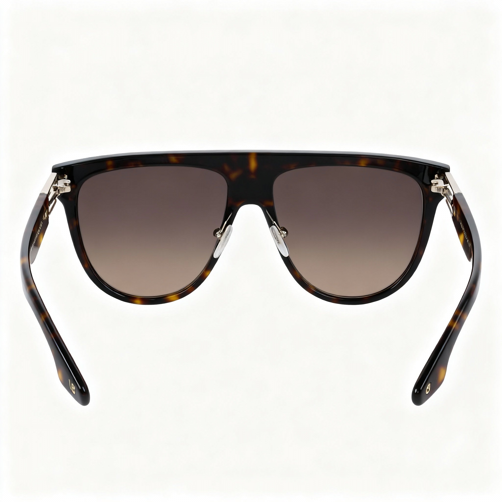 Victoria Beckham VB680S Women's Browline Acetate Sunglasses, Dark Havana Frame, Lens 58mm, Bridge 14mm, Arm 145mm, Photo 3