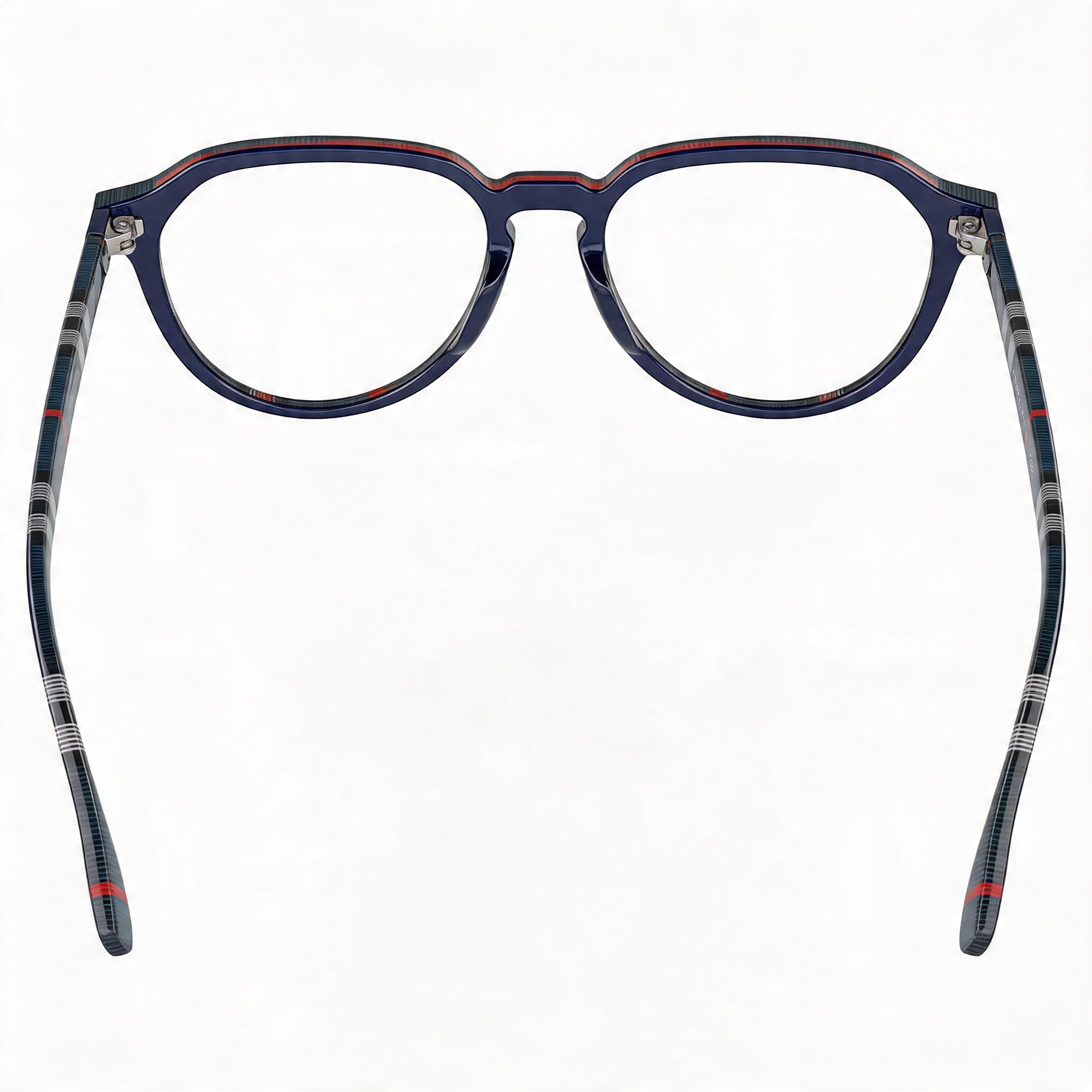 BURBERRY Be 2368 Men's Blue Navy Check Plastic Frame Eyeglasses 54mm, Photo 2