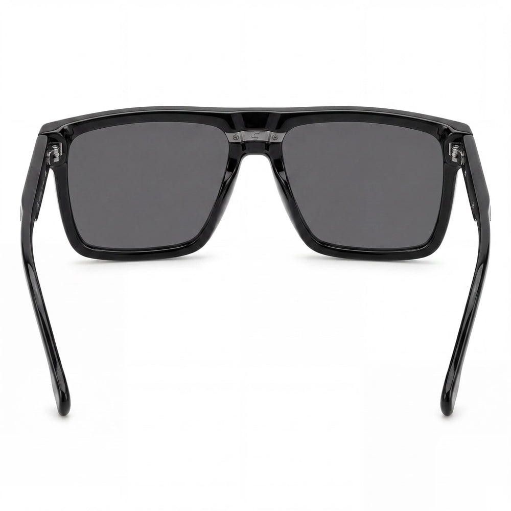 Carrera Victory C 03/S Gafas de Sol para Mujer, Montura Negra/Gris, Lentes Grises Polarizadas de Policarbonato, Protección UV 400, 58mm