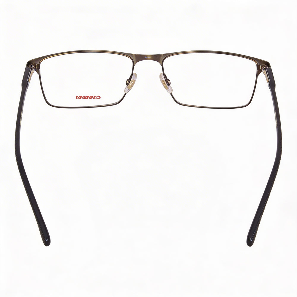 Gafas de sol unisex Carrera Modern Collection con montura de acero de aleación y lentes de policarbonato en acabado bronce mate, 58 mm de ancho de lente