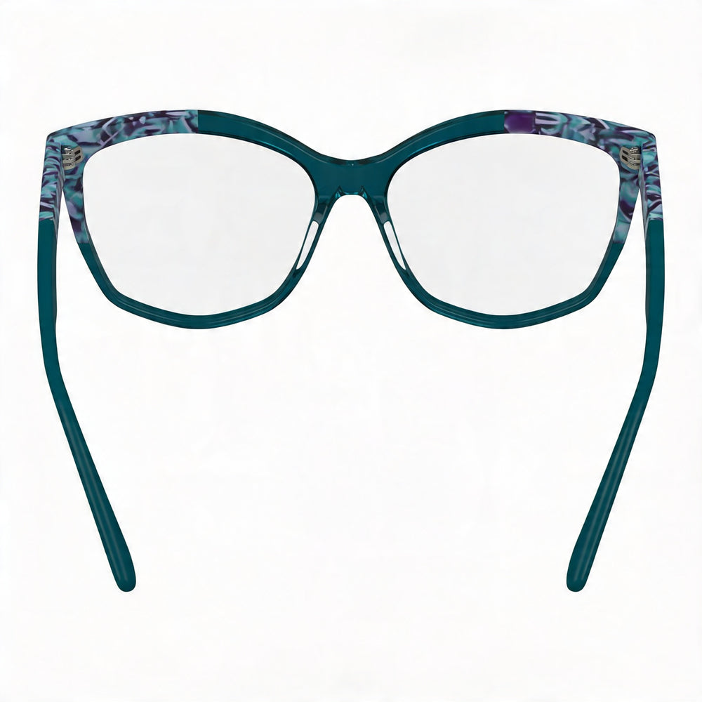 Gafas de sol KARL LAGERFELD Kl6154 unisex con montura de acetato, azul mármol azul, lentes de policarbonato, 55 mm