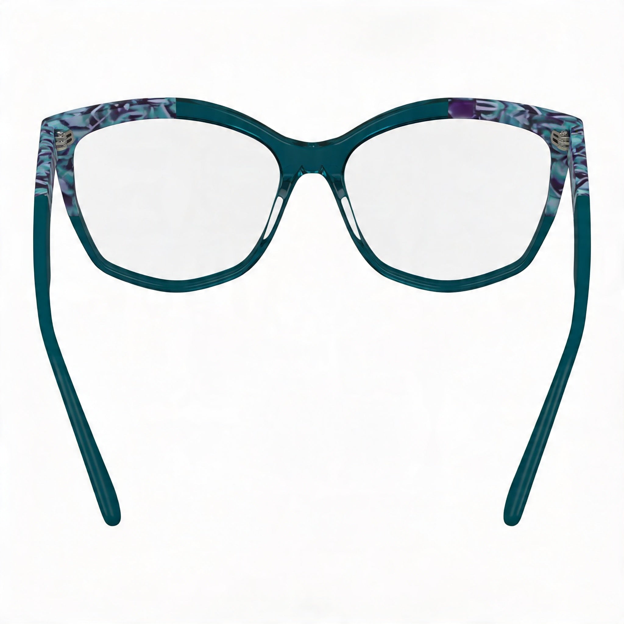 KARL LAGERFELD Kl6154 Unisex Acetate Frame Sunglasses, Blue Marble Blue, Polycarbonate Lenses, 55mm, Photo 3