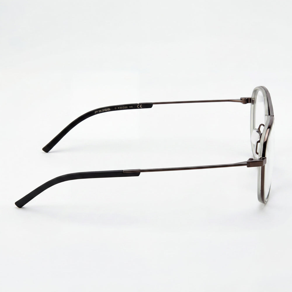 Gafas de sol Porsche Design P8366 para mujer, modernas, de acetato marrón, no polarizadas, de 53 mm