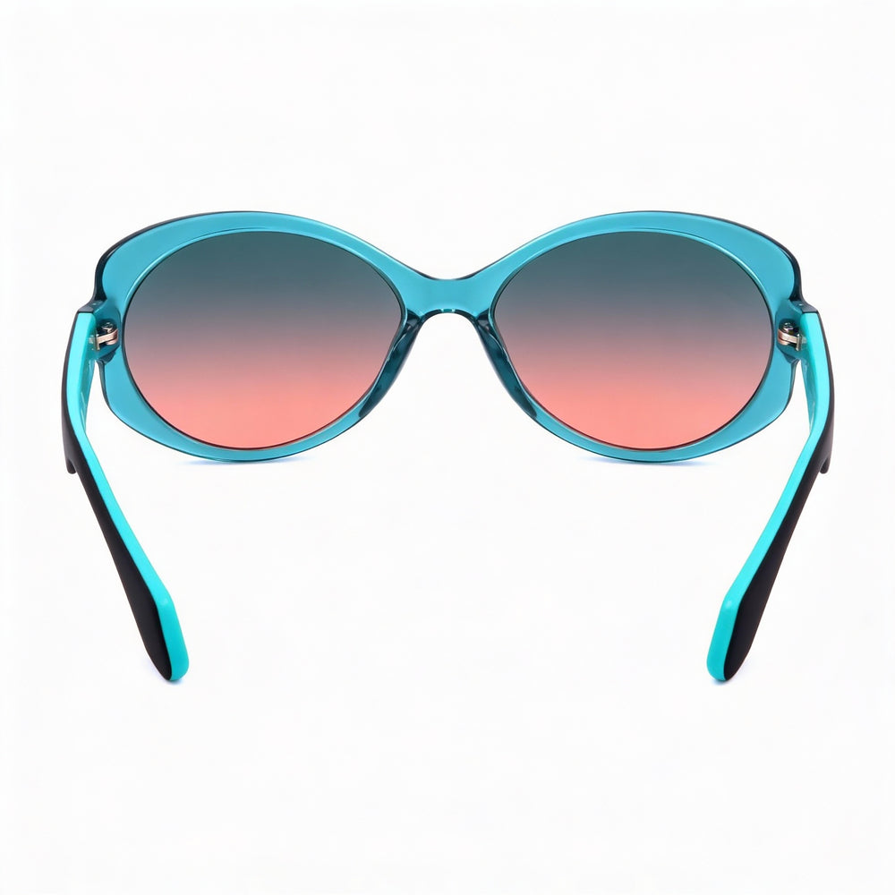 Gafas de sol adidas Originals Contemporaneo de acetato para mujer con protección UV en turquesa, negro y azul degradado de 56 mm