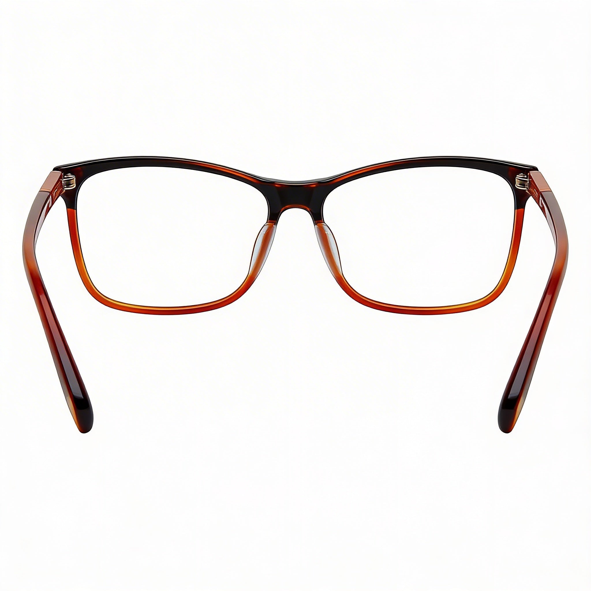Escada Vesa13 Men's Lightweight Eyewear Frames with Yellow Brown Havana Frame Color, Size 55-15-135mm, Photo 3