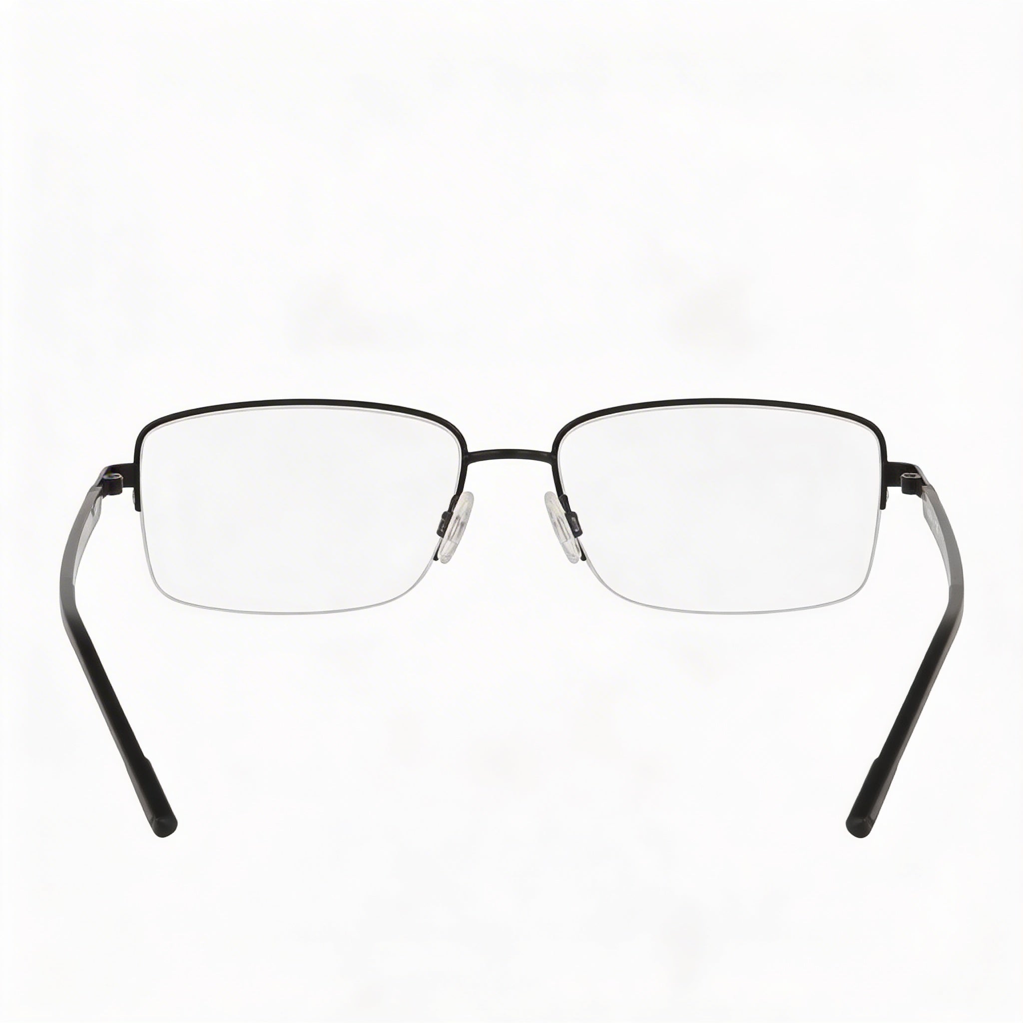 Flexon H6084 Women's Optical Eyeglasses with Matte Black Metal Frame, 57mm Lens, and 17mm Bridge, Photo 3