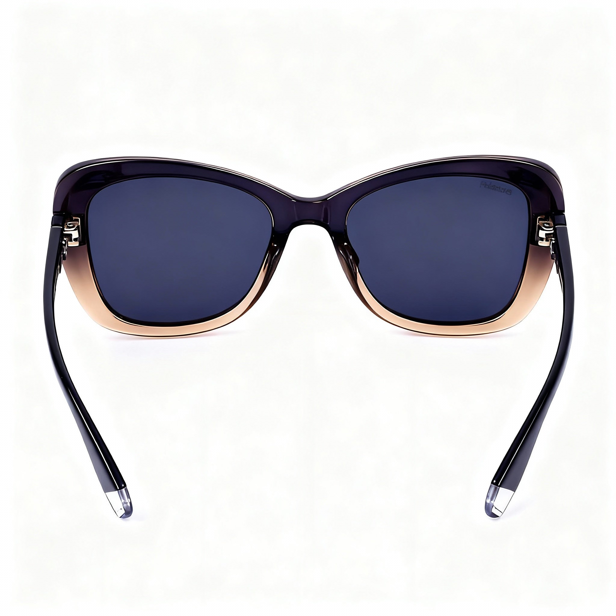 Polaroid Minimalist Women's Non-Polarized Polycarbonate Sunglasses, Blue Beige, 53mm Lens Width, Photo 3