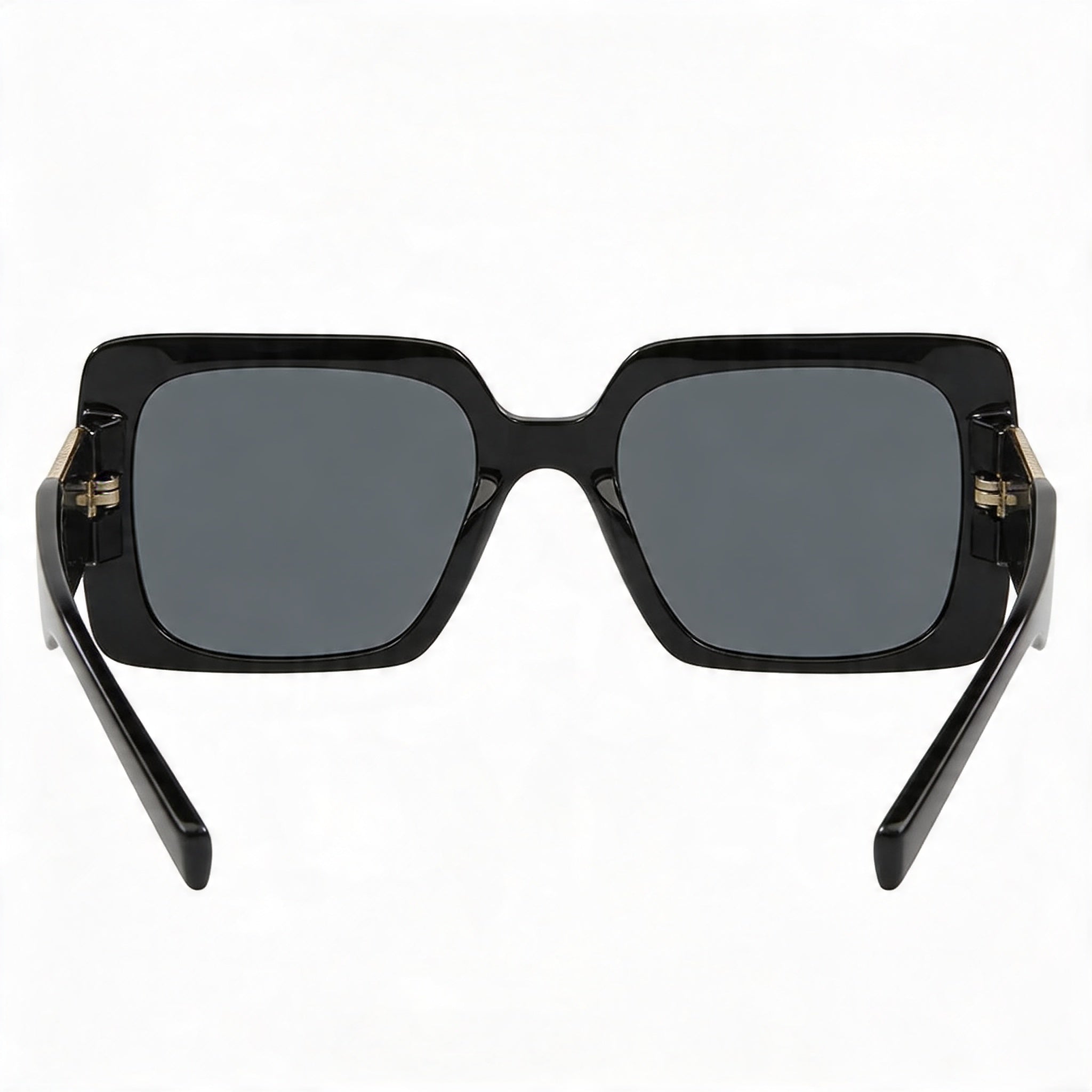 Versace Classic Unisex Plastic Non-Polarized UV Protected Sunglasses, Black Dark Grey/Grey Lens 54mm, Photo 3