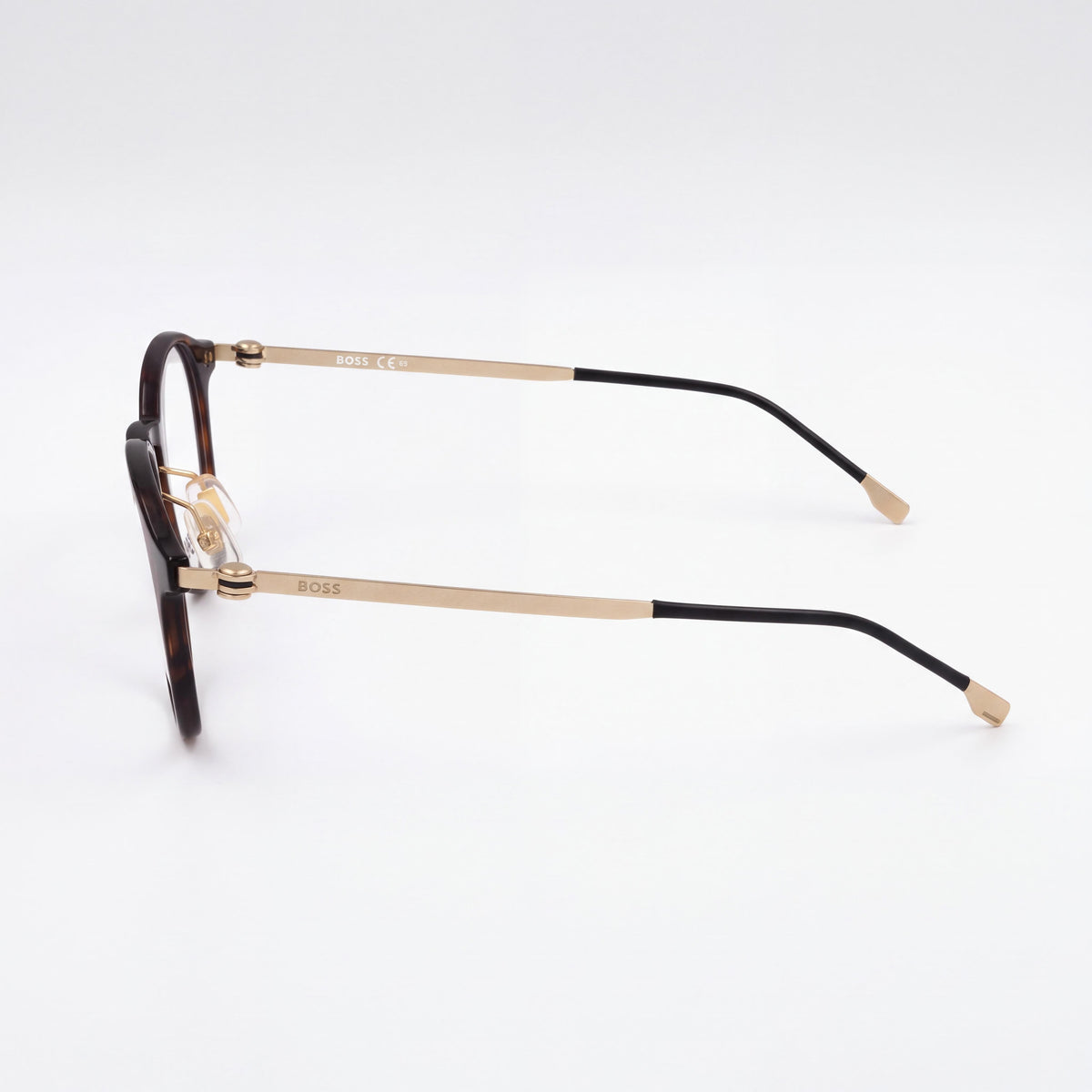 Hugo Boss Boss 1350/F Unisex Eyewear featuring Polyamide Injection-Grilamid Frame in Havana, 49mm, Photo 3