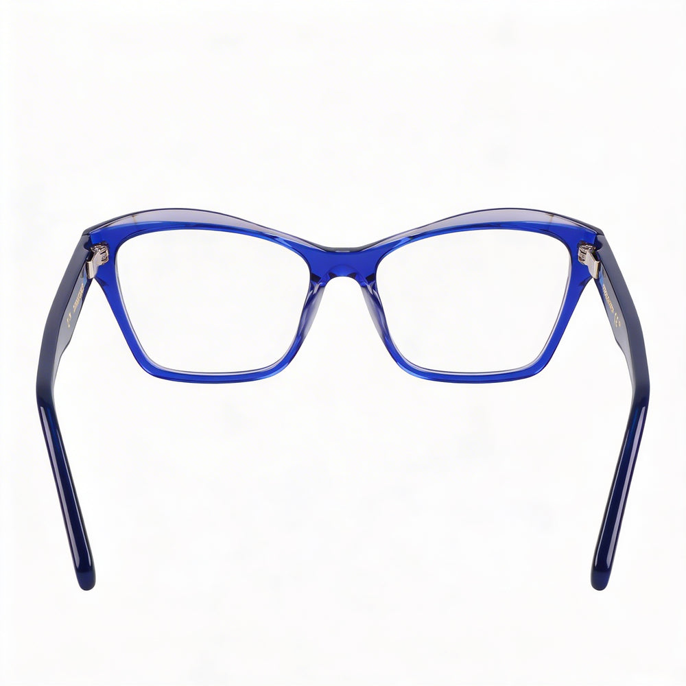 Salvatore Ferragamo Modern Women's Blue/Grey Acetate Eyewear 53mm