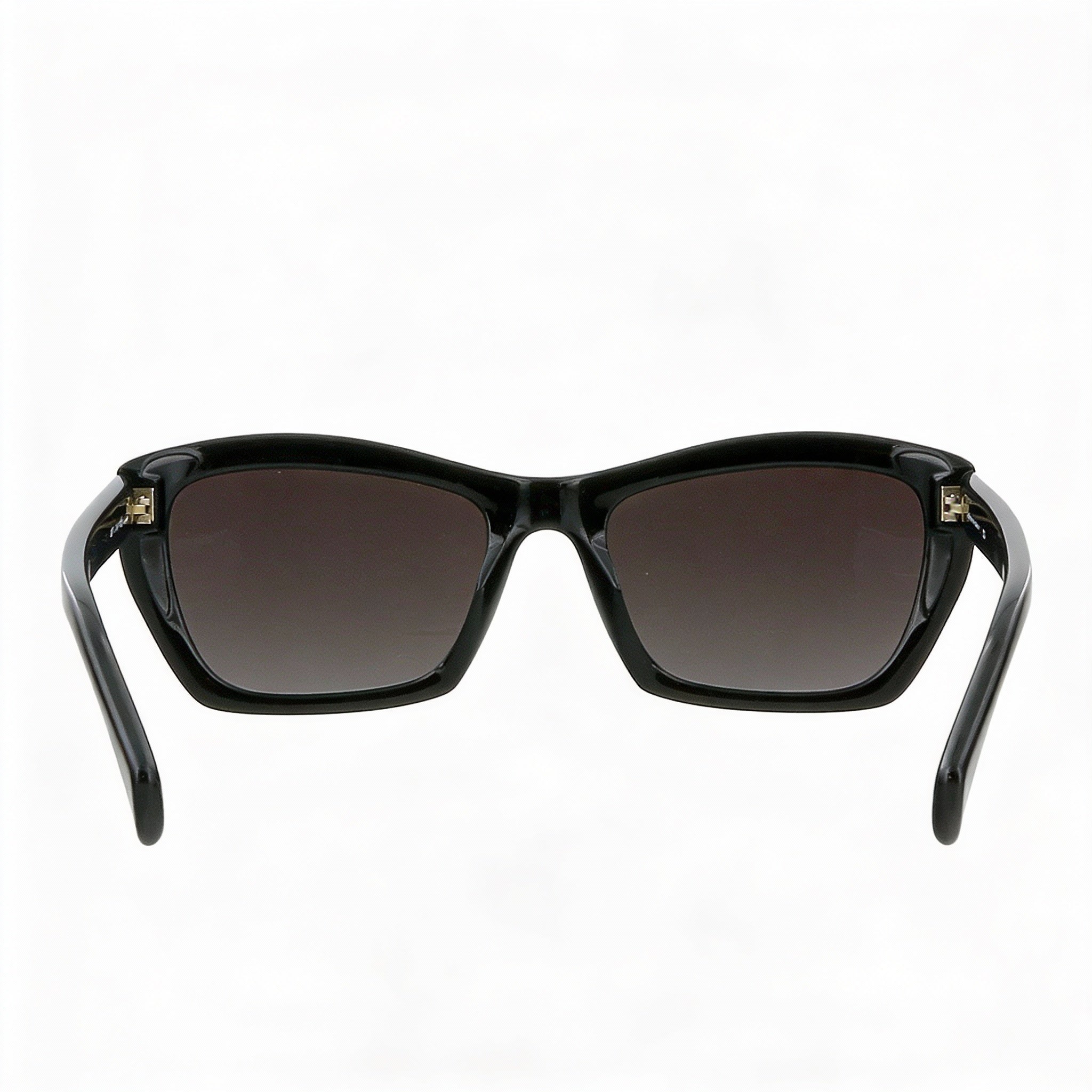 Gafas de sol unisex Salvatore Ferragamo SF958S rectangulares de plástico negro con lentes grises y protección UV 100 % (55 mm), Photo 3