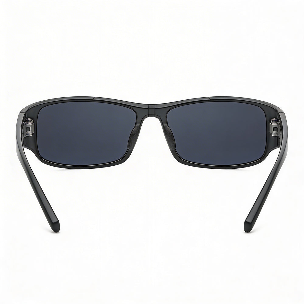 bollé Classic Unisex Black Crystal Matte Nylon Volt+ Offshore Polarized UV Protected Sunglasses 63mm