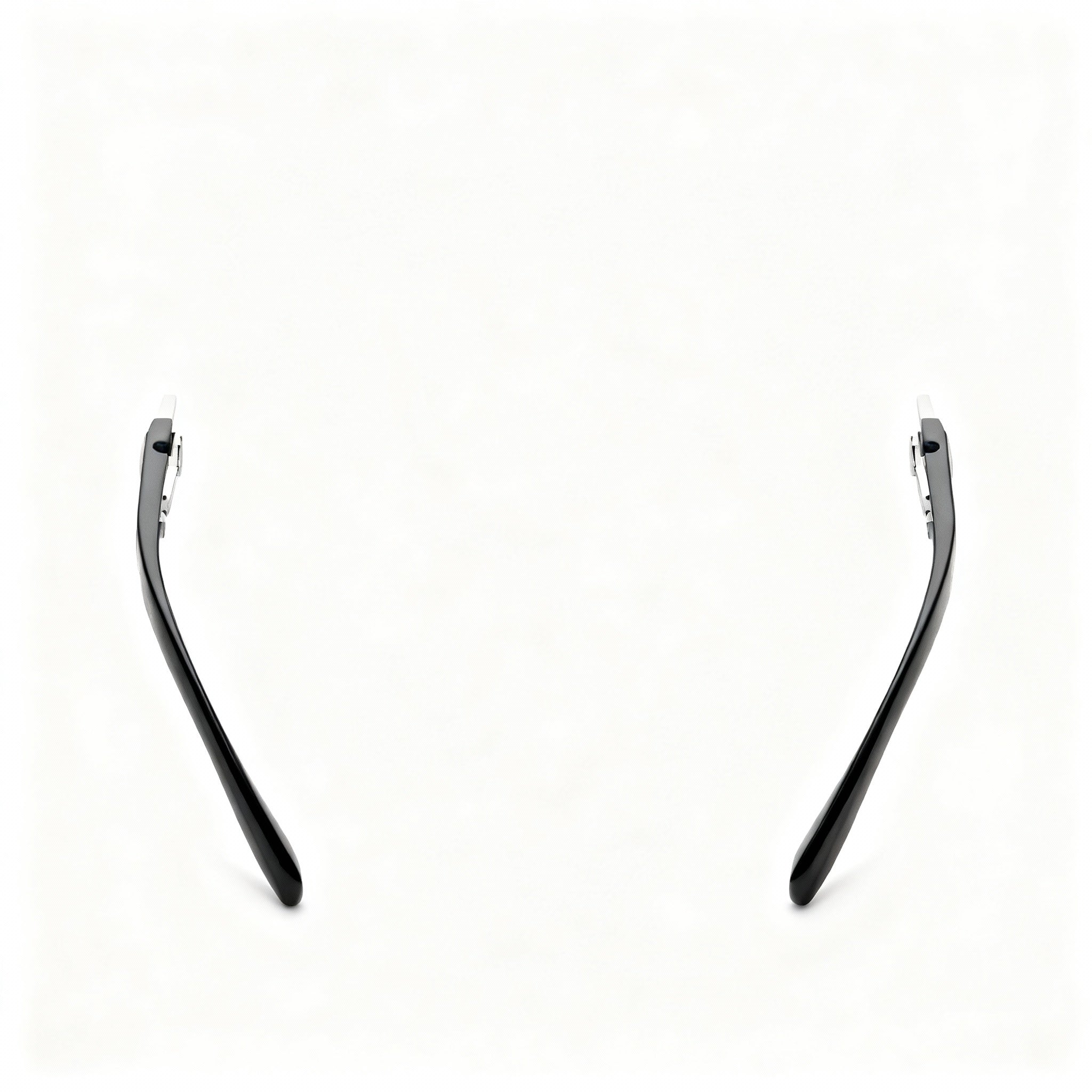 Philipp Plein VPP042W Classical Unisex Acetate Square Optical Glasses Non-Polarised Shiny Black 54mm, Photo 4