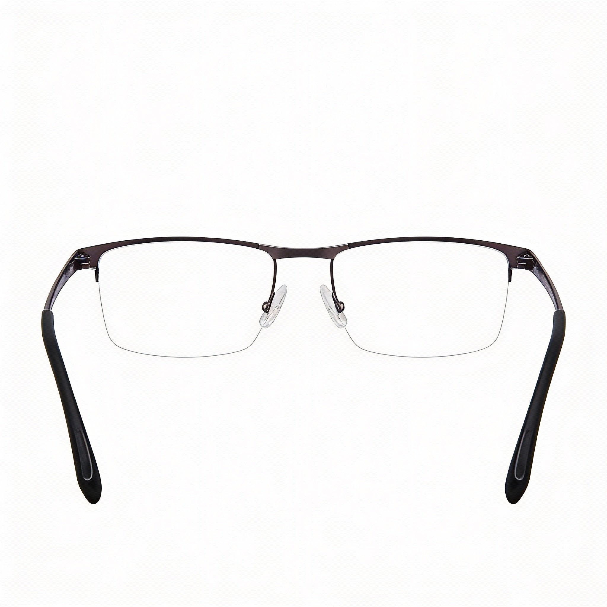 Gafas Chesterfield Ch 113xl para hombre con montura de metal gris y lentes transparentes de 57 mm de ancho., Photo 4