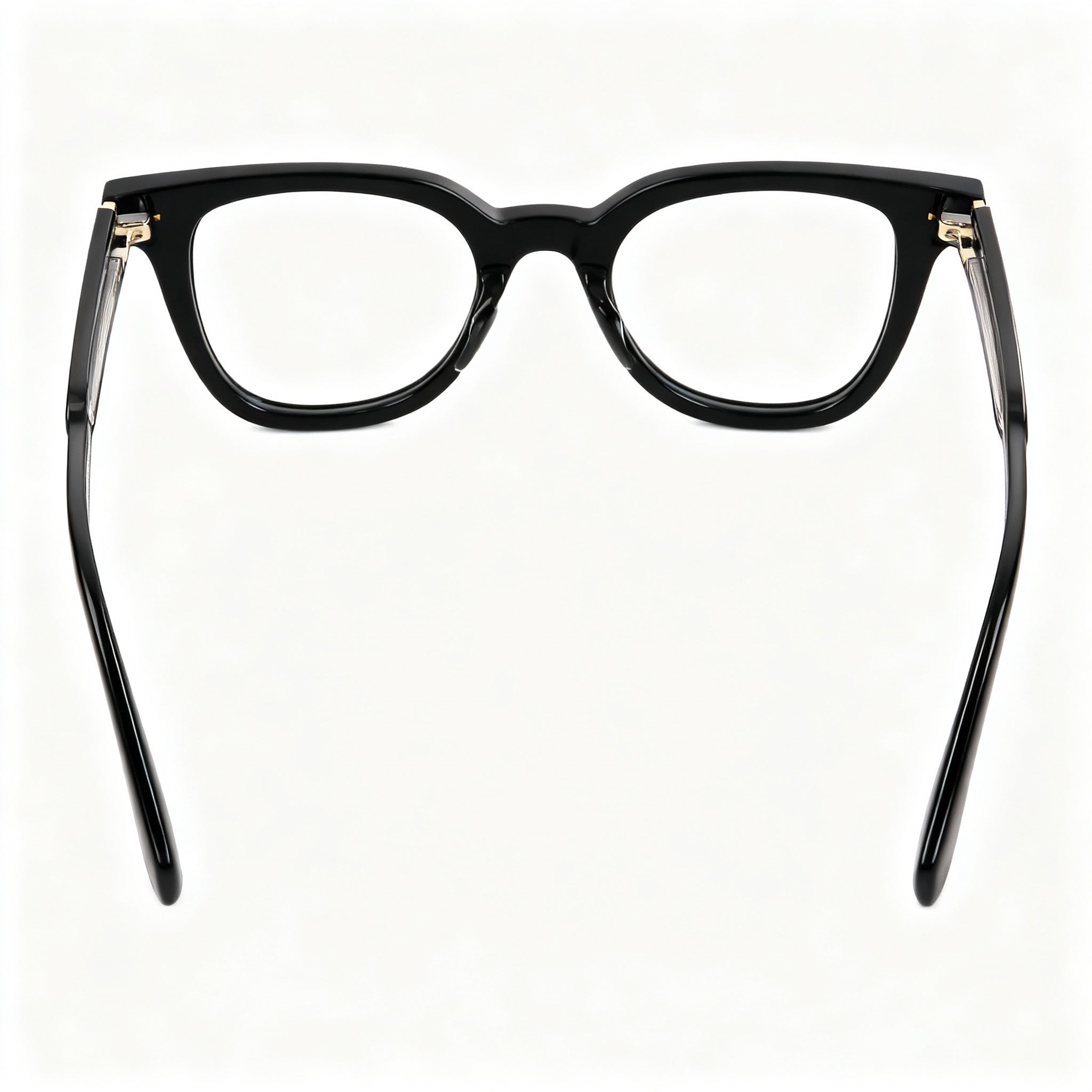 Polaroid Modern Women's Bio-Acetate Black Frame Eyeglasses with Polycarbonate Non-Polarized Lenses 49-20-145, Photo 3