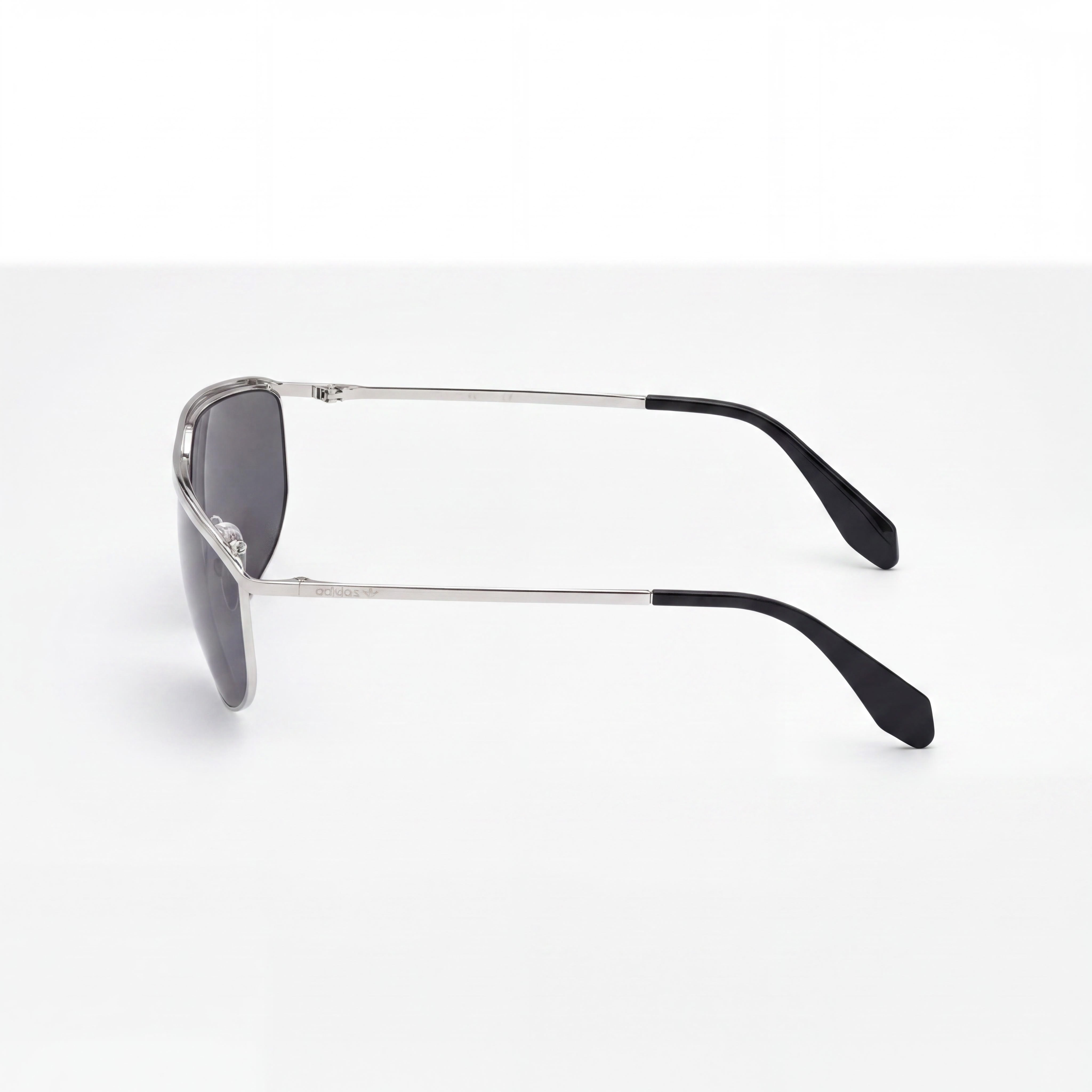 Gafas de sol de piloto de metal gris paladio Contemporaneo de hombre Adidas Originals con lentes grises y protección UV de 62 mm, Photo 3