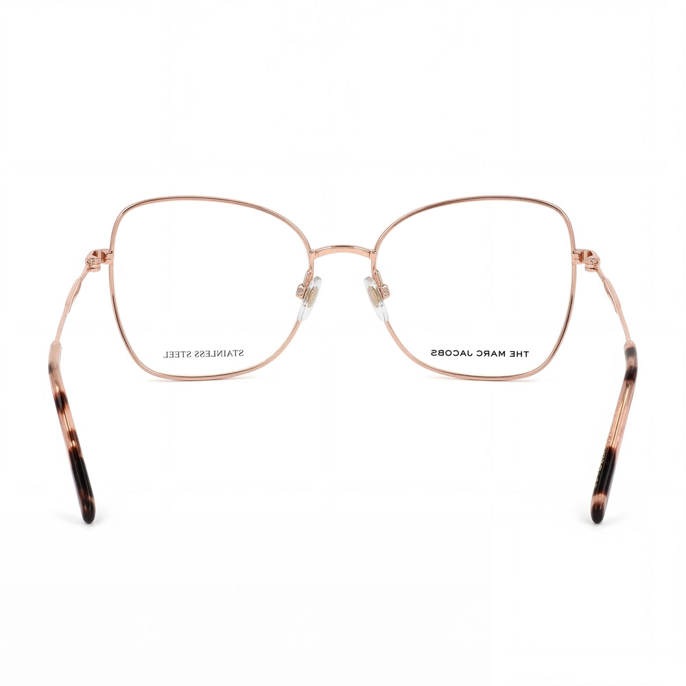 Gafas de sol Marc Jacobs Modern para mujer con montura metálica dorada nude y lentes de policarbonato no polarizadas de 55 mm