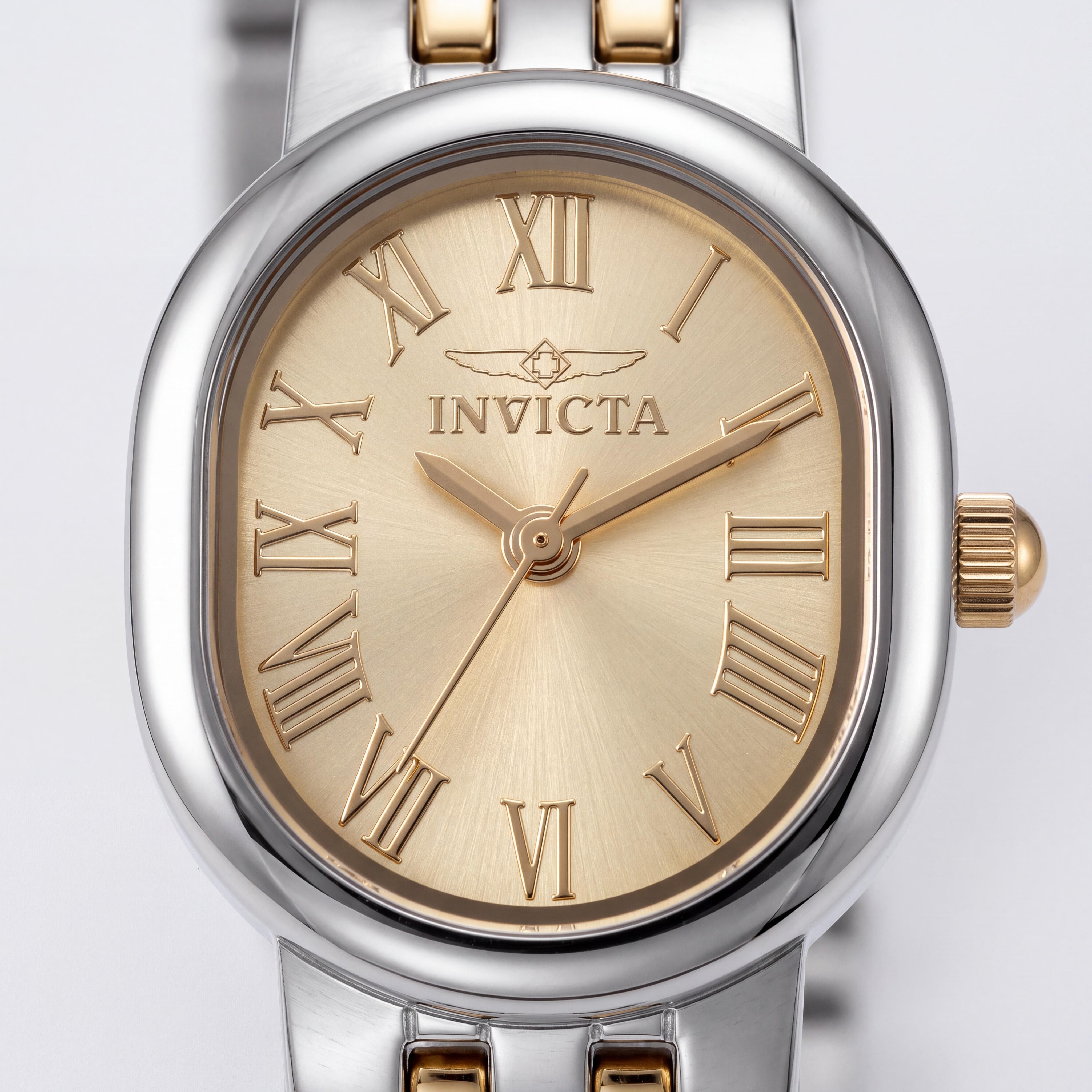 Invicta Angel 48140 Unisex Dual-Tone Gold Silver Stainless Steel Quartz Watch 20mm, Photo 2