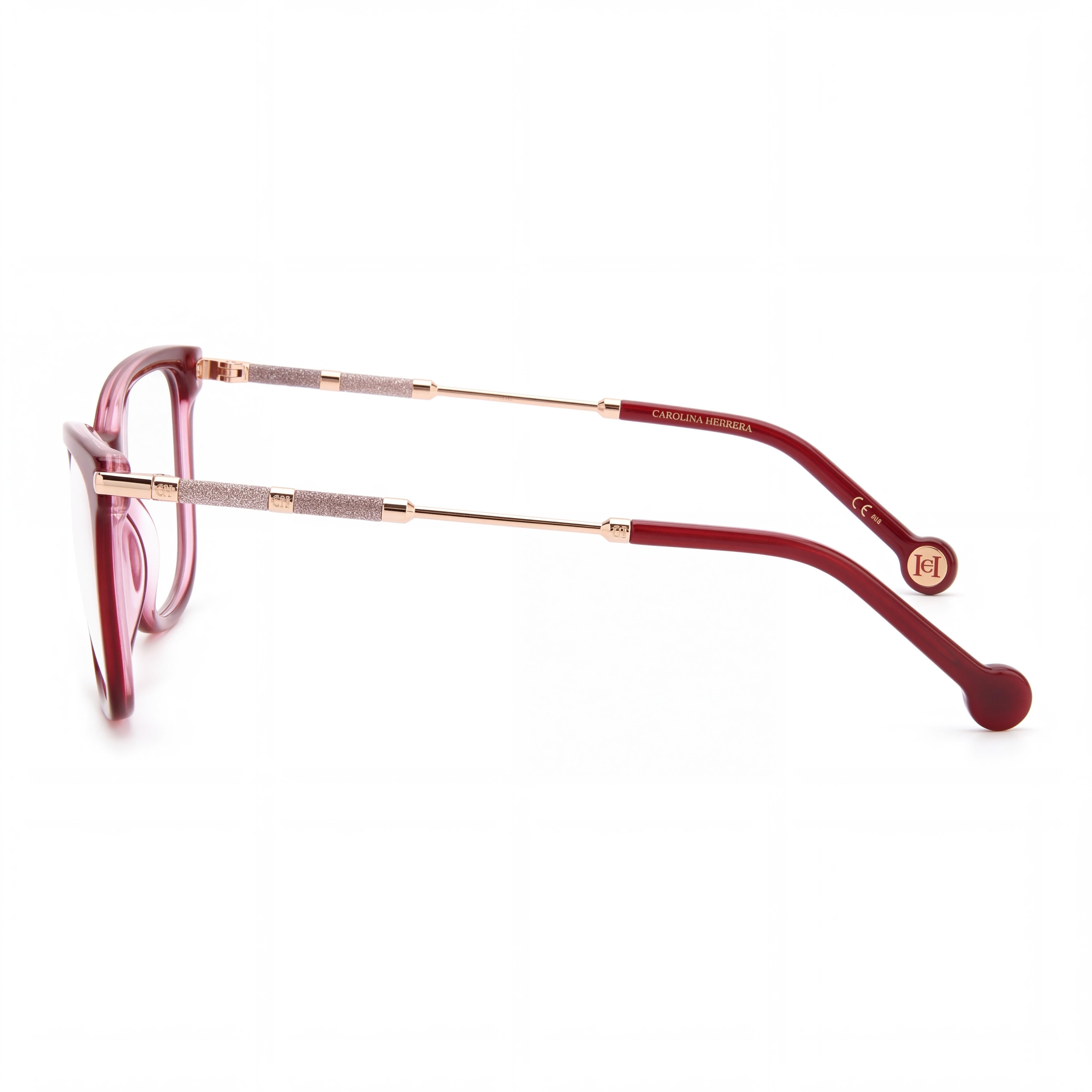 Carolina Herrera Her 0151 Women's Casual Acetate Sunglasses Burgundy 54mm, Photo 2