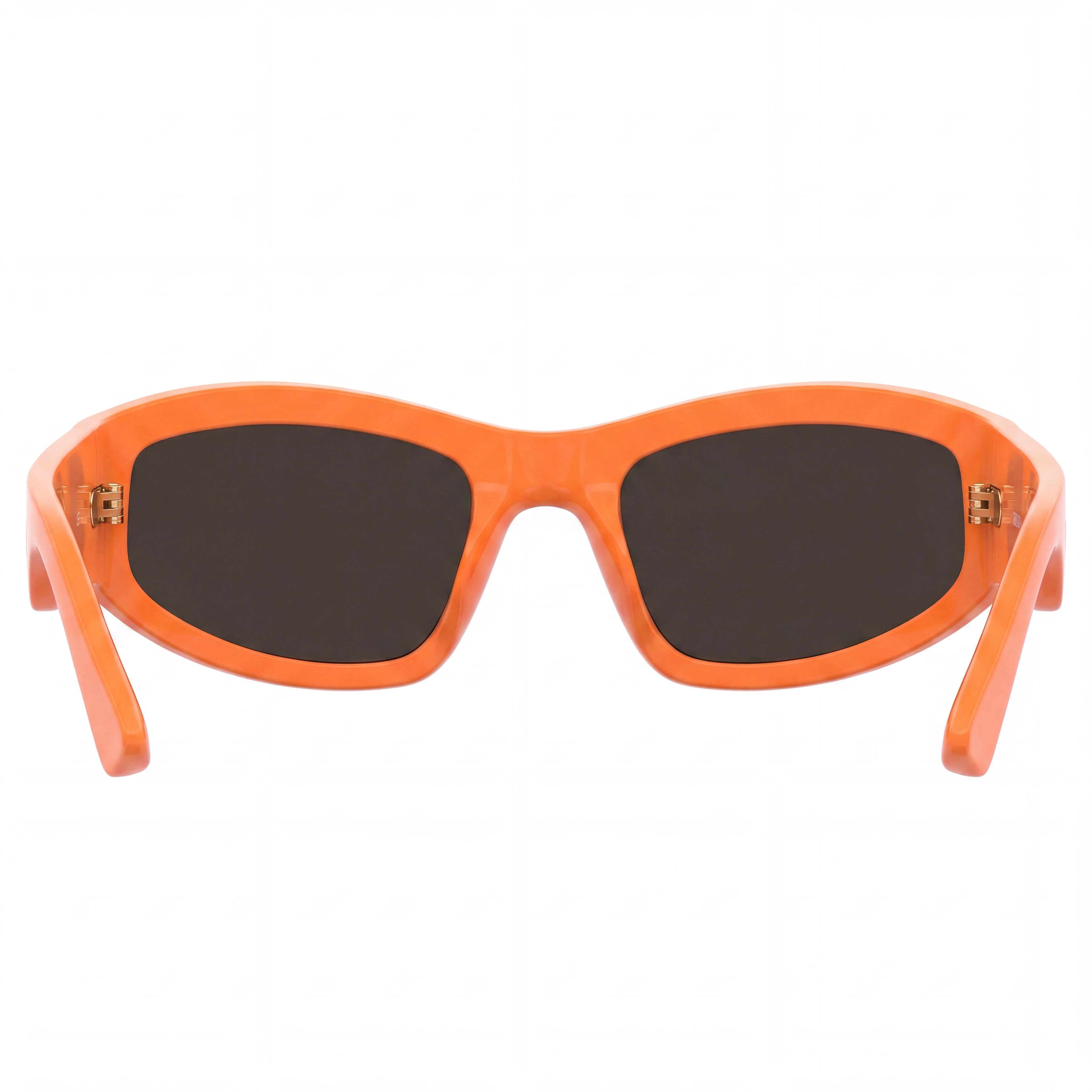 Gafas de sol Moschino Classic para hombre, naranjas y marrones, de poliamida con 100% protección UV, lentes de 60 mm, Photo 4