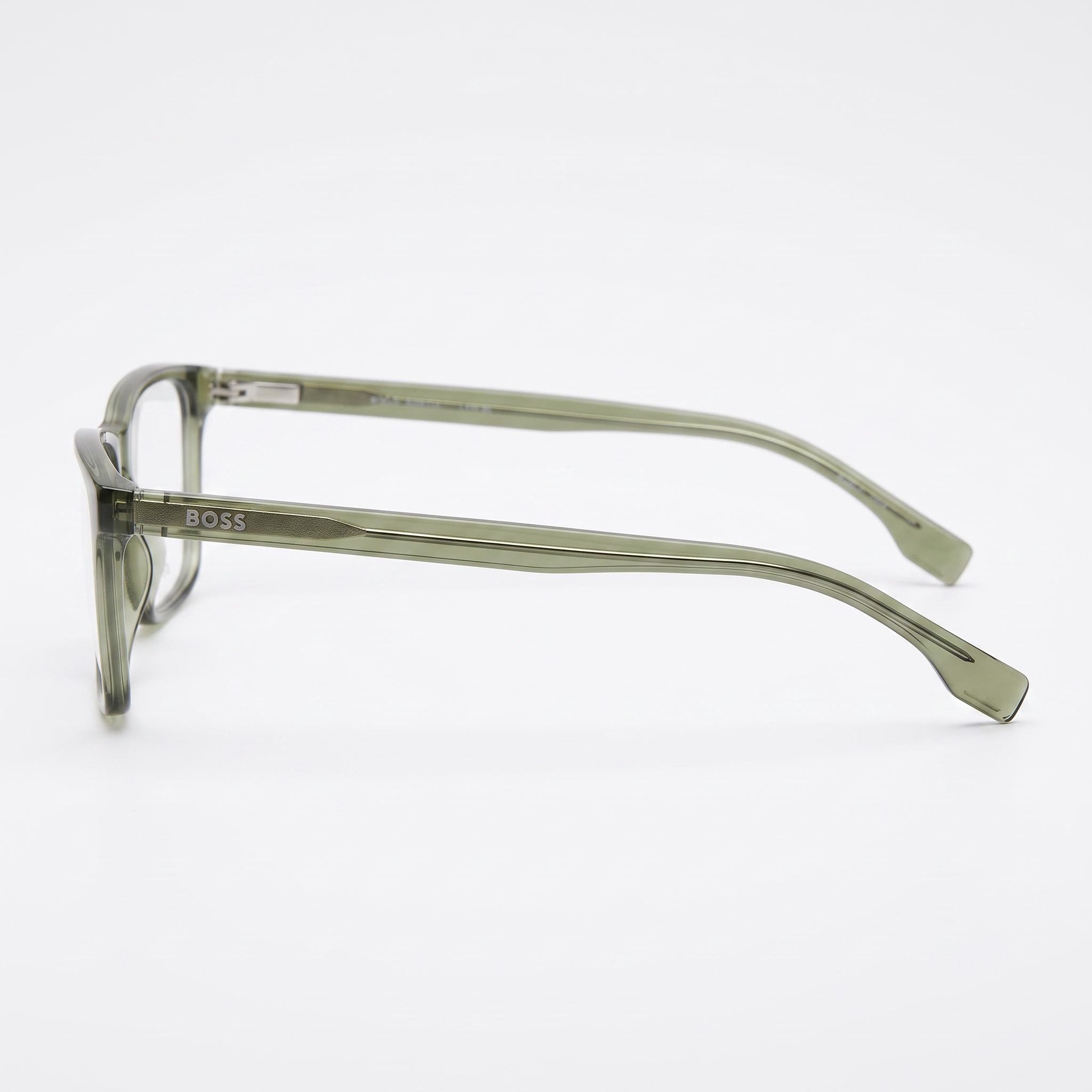 Hugo Boss 1570 Unisex Green Plastic Frame Green Polycarbonate Lenses Sunglasses 54mm Lens Width, Photo 3