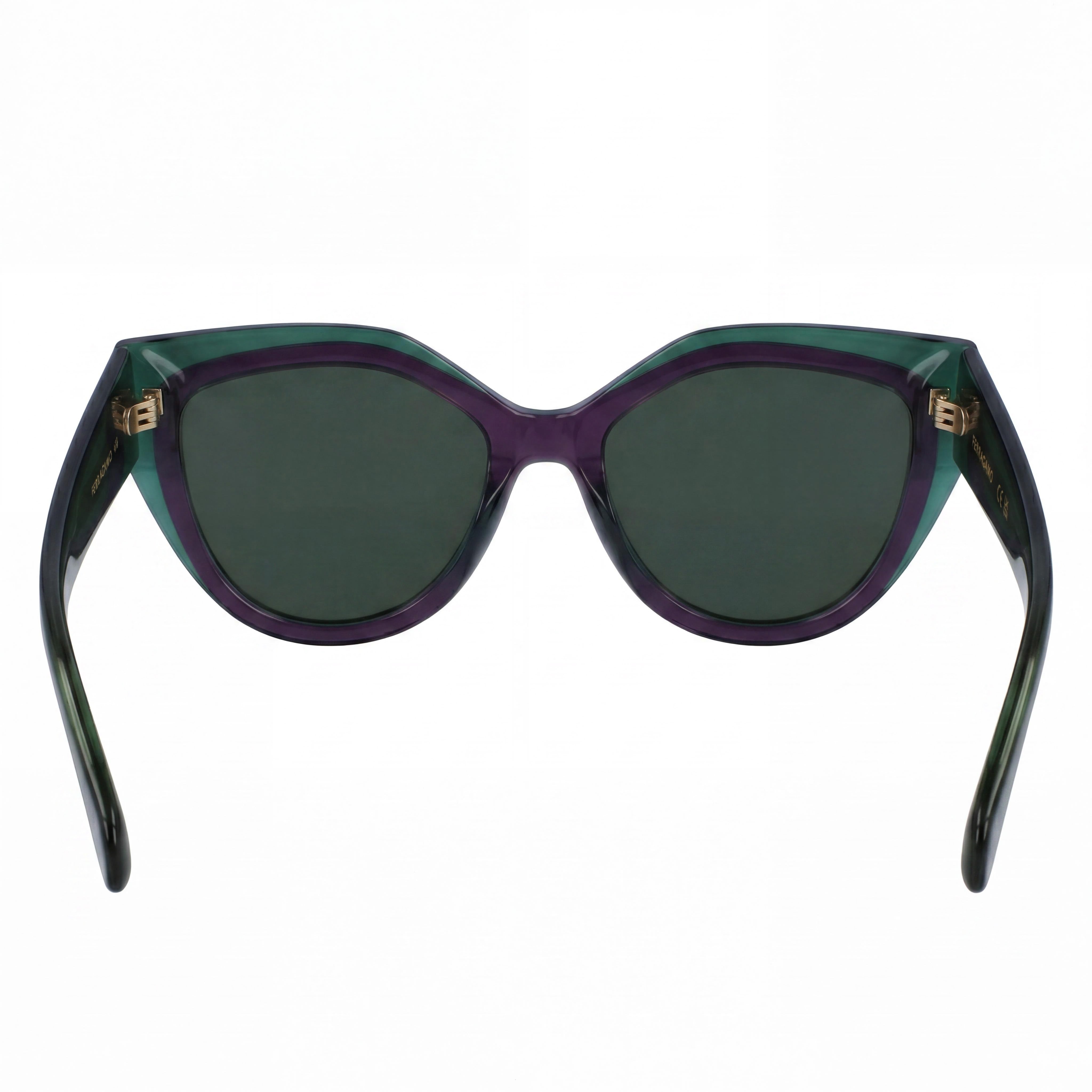Salvatore Ferragamo Casual SF2004S Women's UV Protection Lenses Transparent Green/Violet 53mm, Photo 3