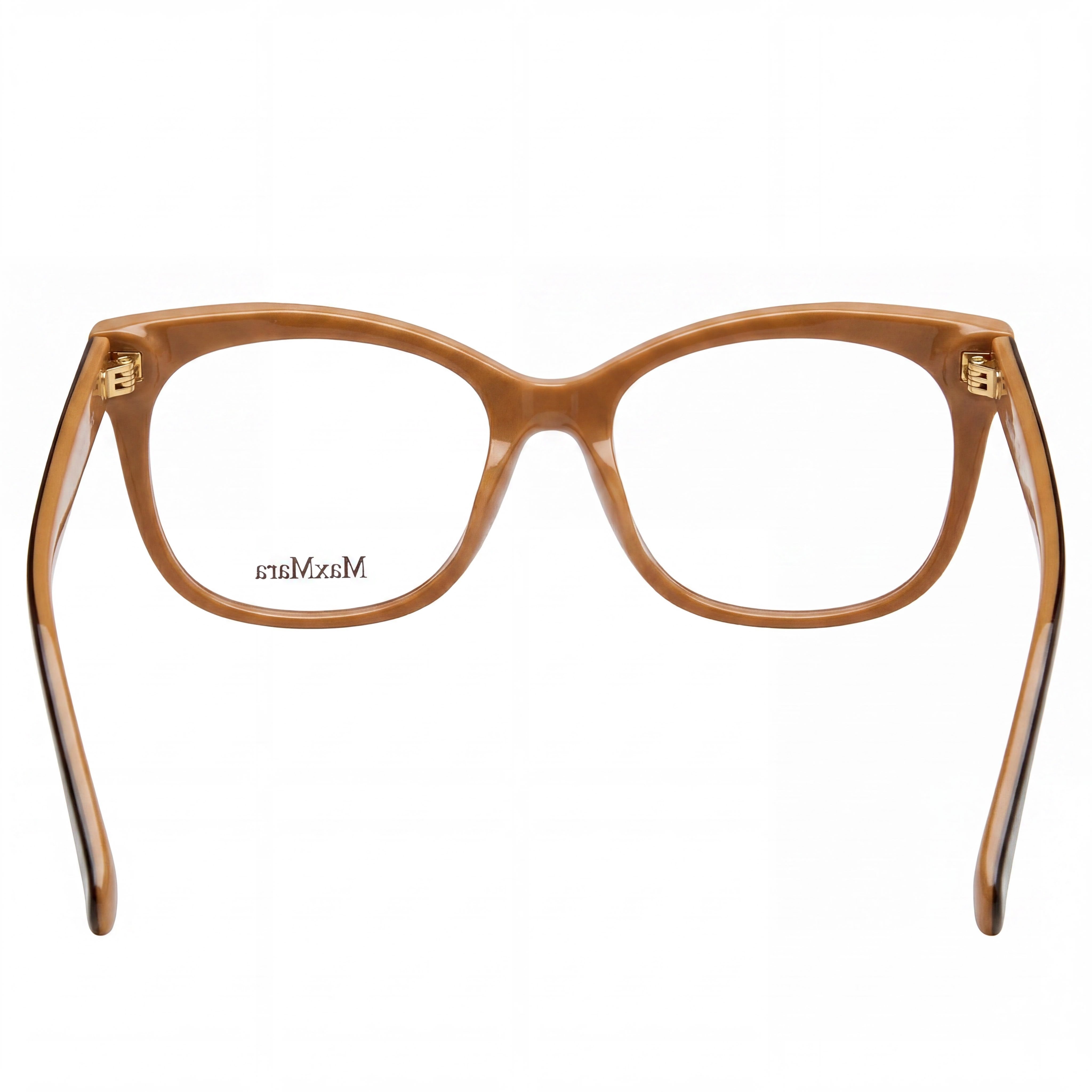 MaxMara Mm5094 Women's Dark Brown Acetate Frame Sunglasses with Dark Brown Lenses 52-17-140, Photo 3