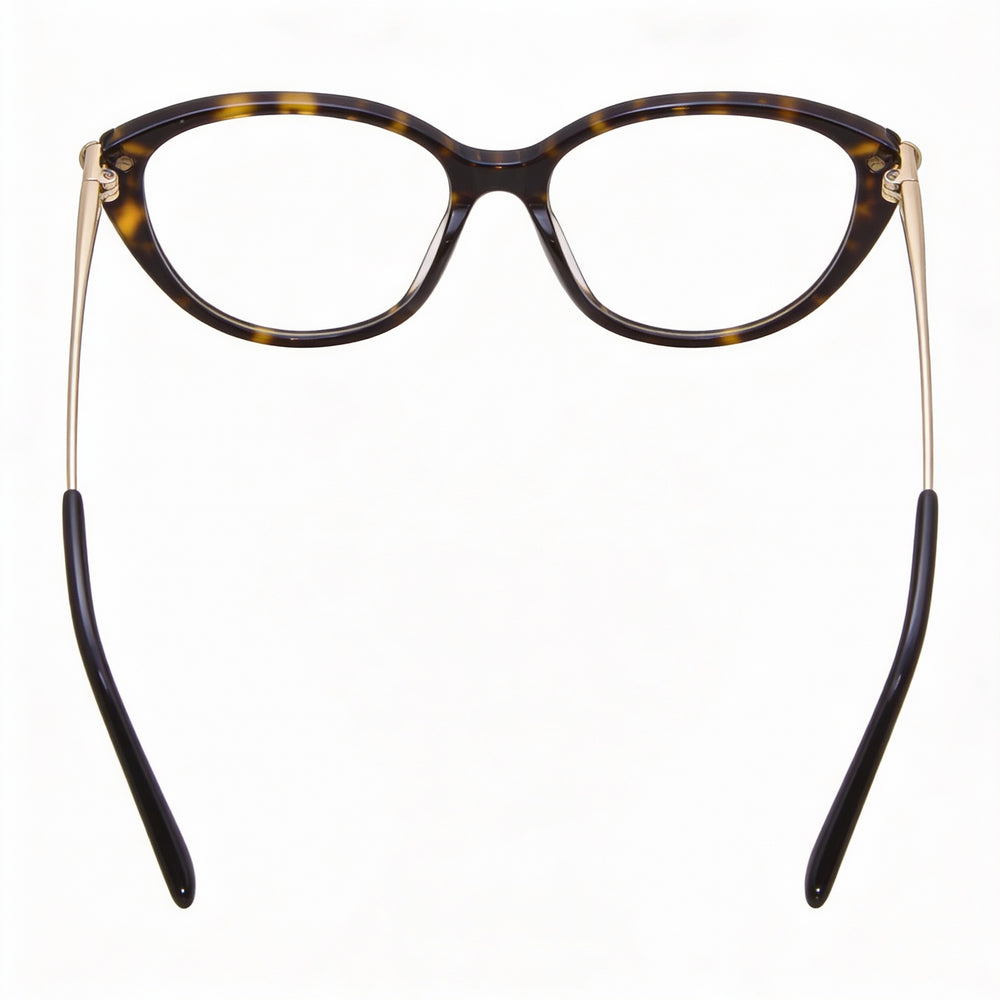 Gafas unisex Michael Kors Mk 4098bu con montura de acetato, estilo ojo de gato, multicolor, 53 mm